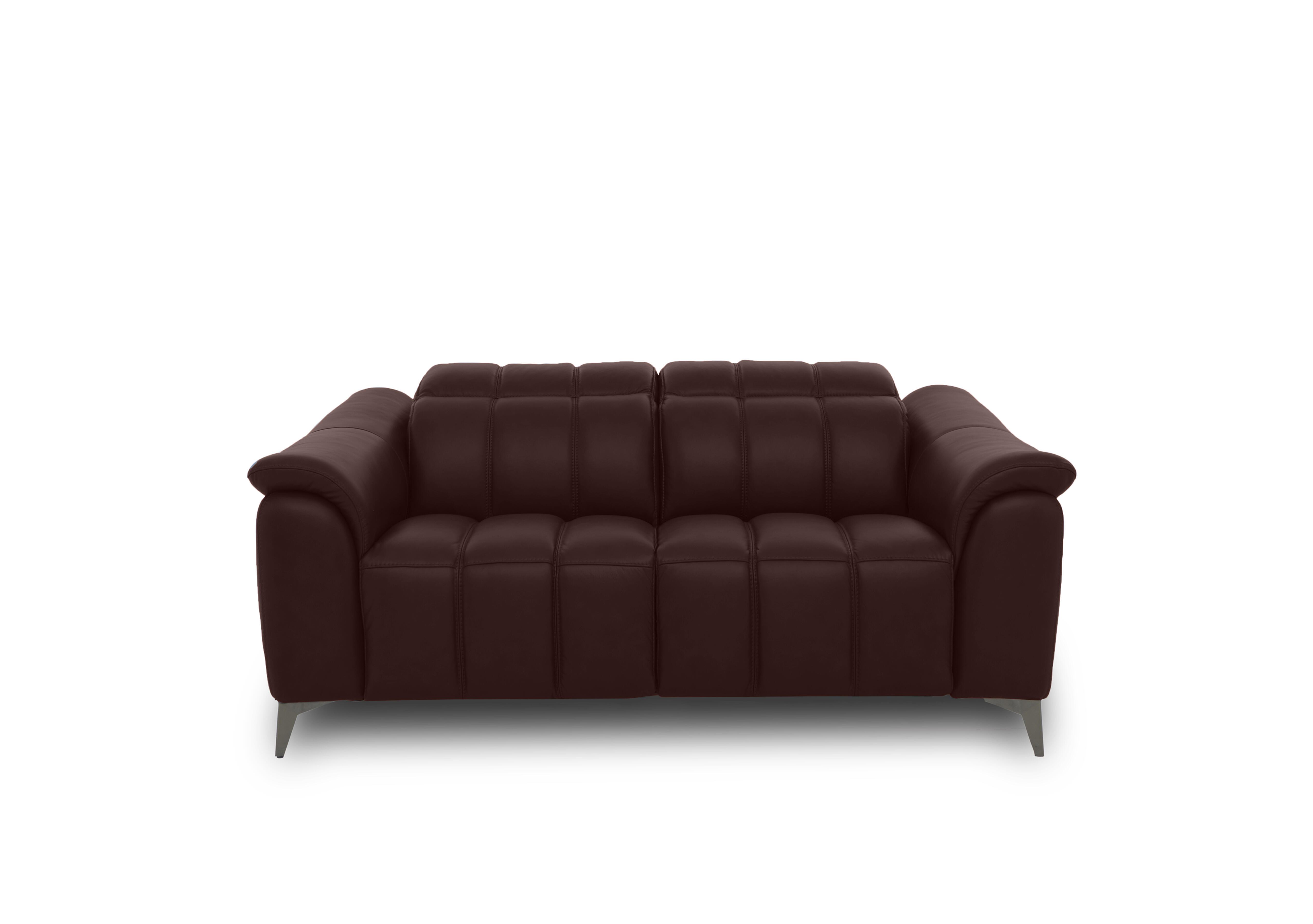 Angelo Leather 2 Seater Power Recliner Sofa with Power Headrests in Burgundy Lx-6402 on Furniture Village