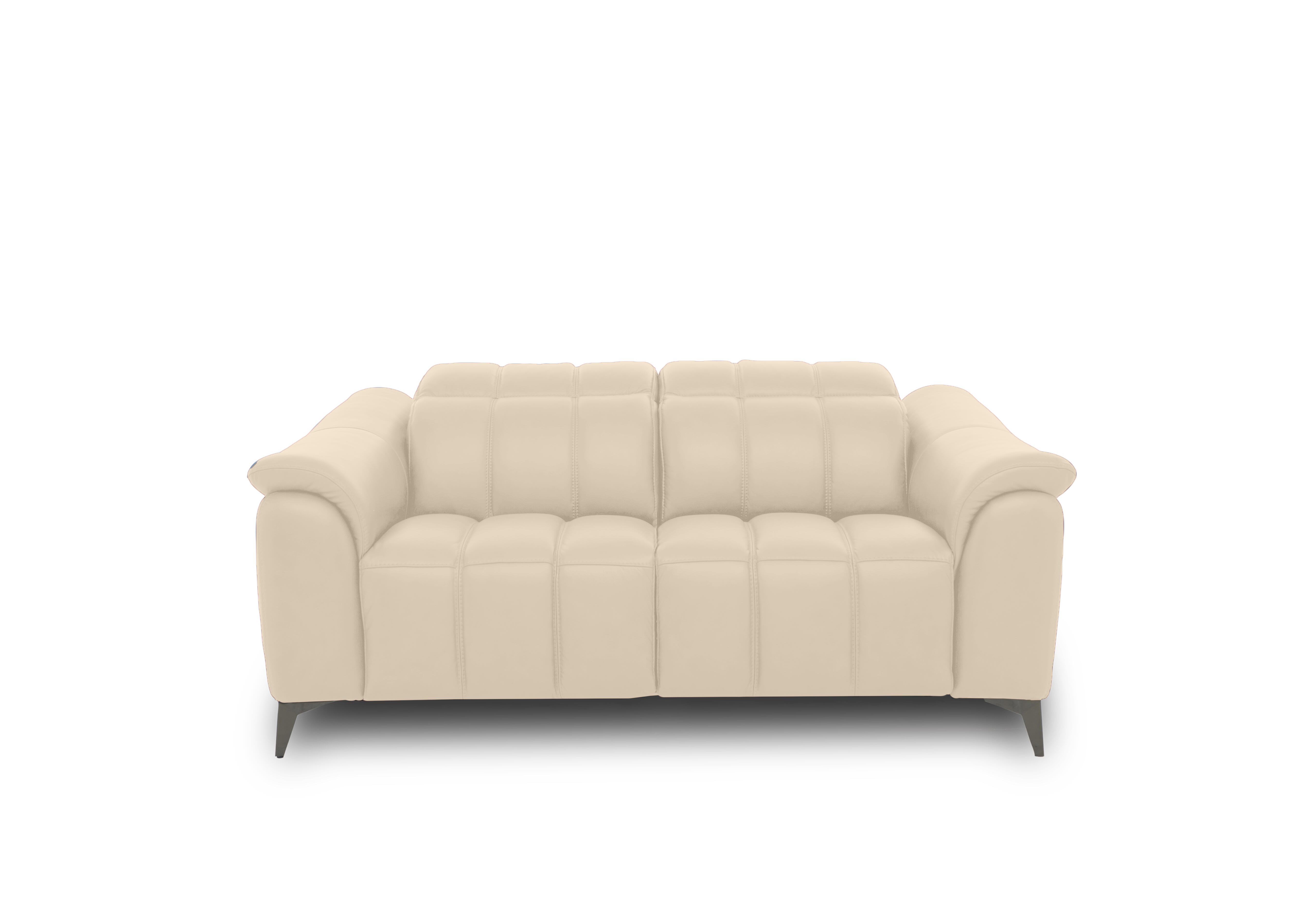 Angelo Leather 2 Seater Power Recliner Sofa with Power Headrests in Stone Lx-6407 on Furniture Village