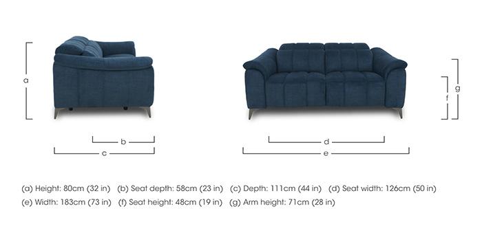 Angelo Fabric 2 Seater Sofa in  on Furniture Village