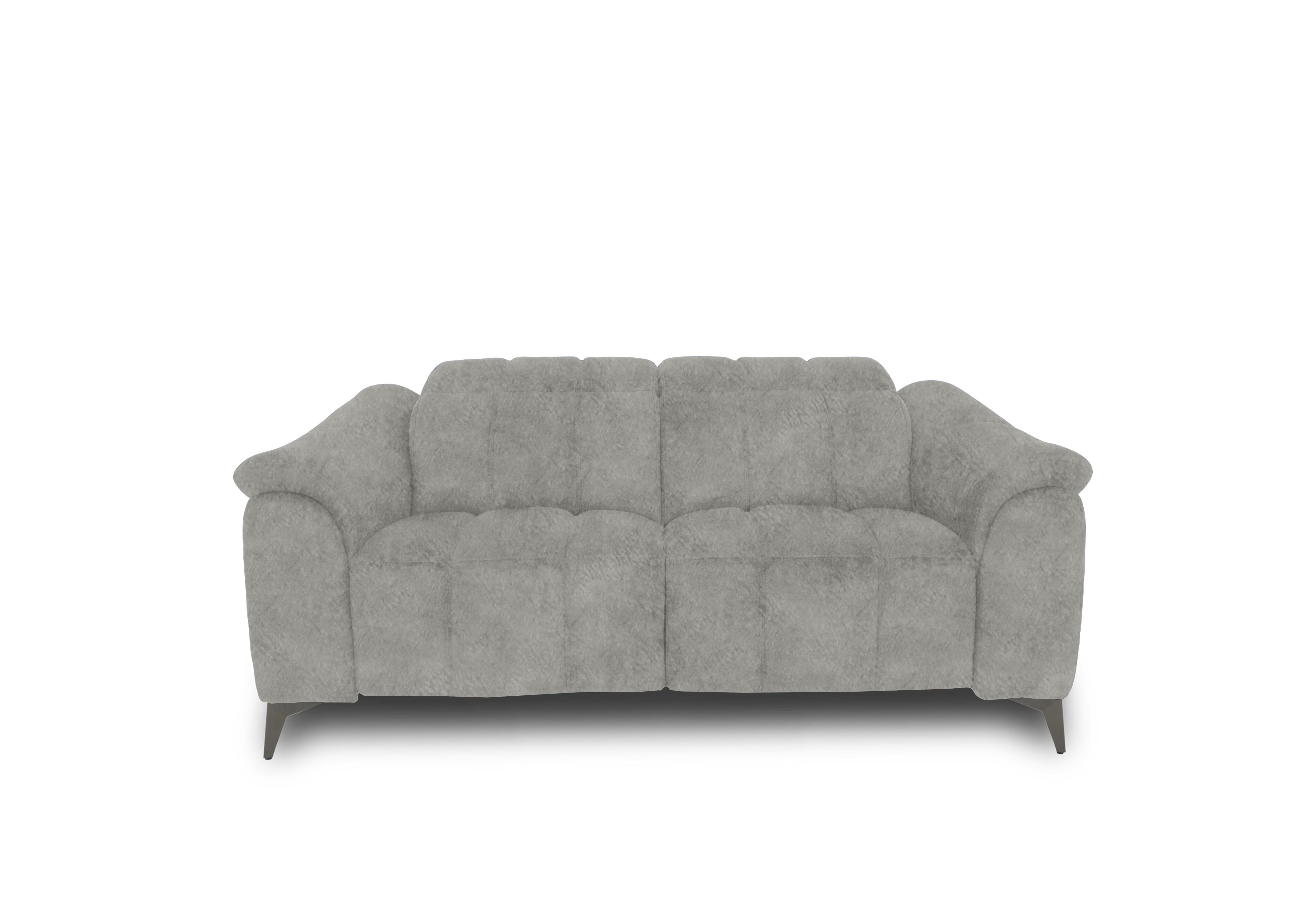 Angelo Fabric 2 Seater Sofa in Marble Light Grey Be-0102 on Furniture Village