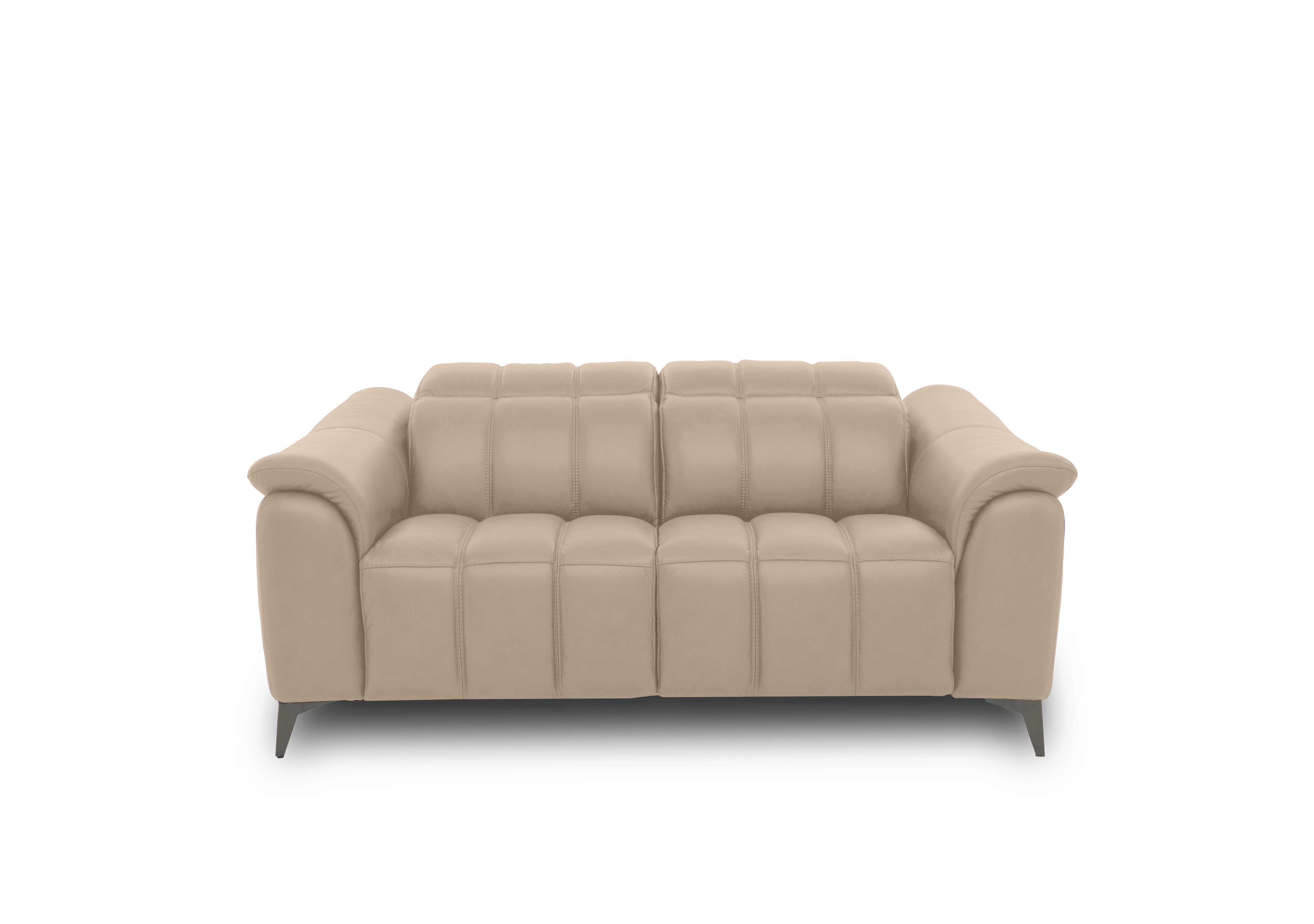 Angelo Leather 2 Seater Sofa in Dacota Pebble La-4305 on Furniture Village