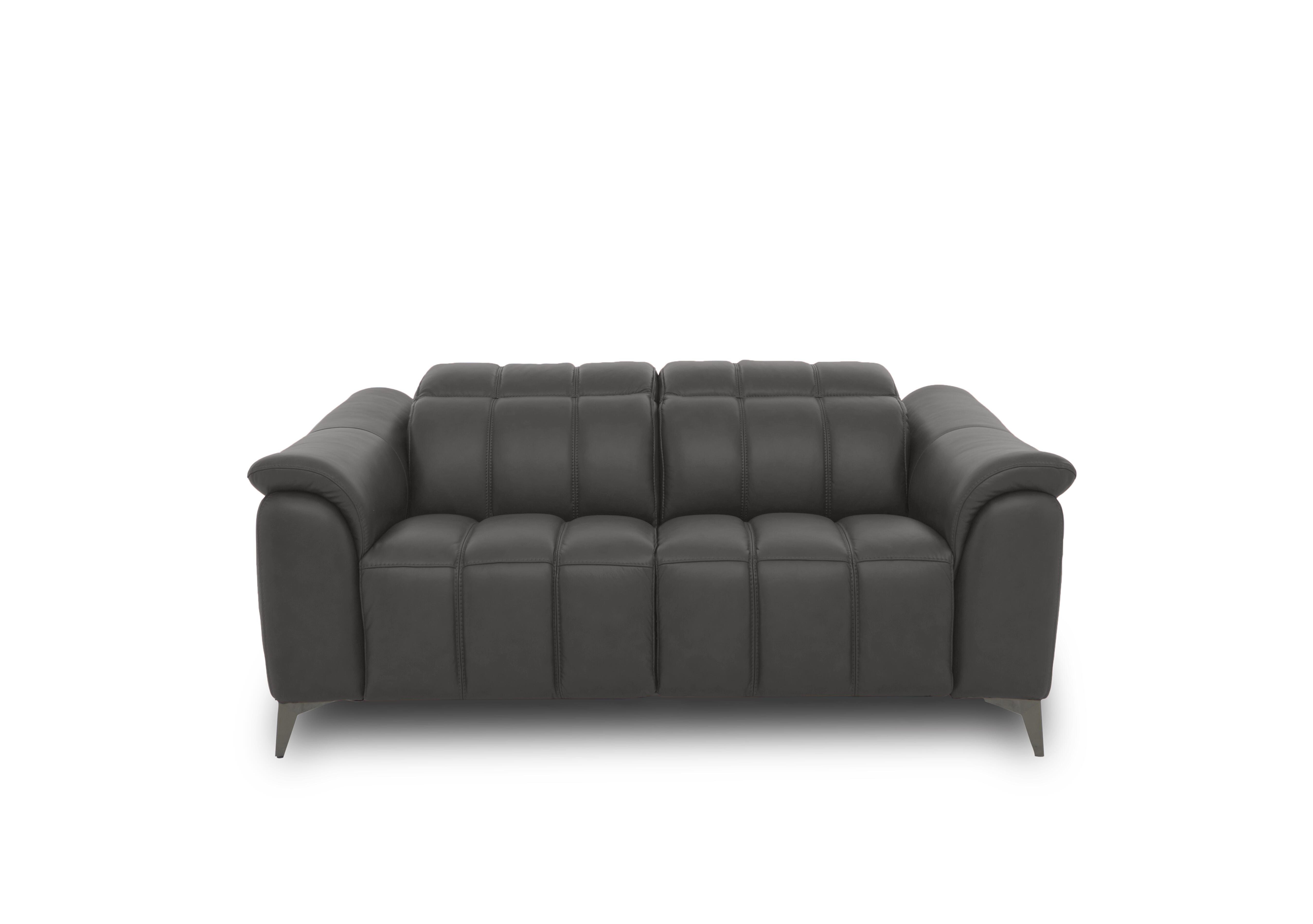 Angelo Leather 2 Seater Sofa in Grey Le-9308 on Furniture Village