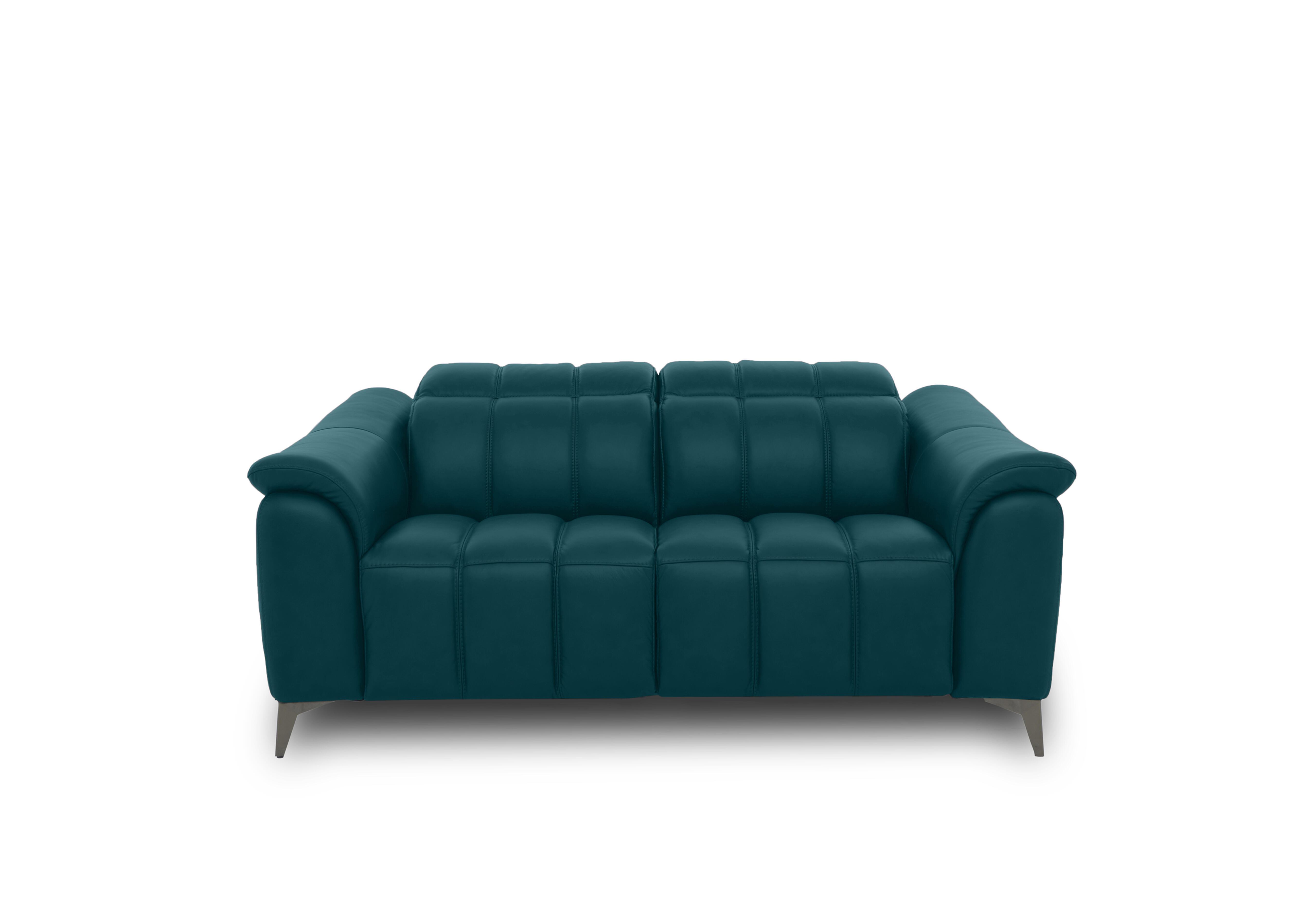 Angelo Leather 2 Seater Sofa in Midnight Jade Matte Le-9324 on Furniture Village