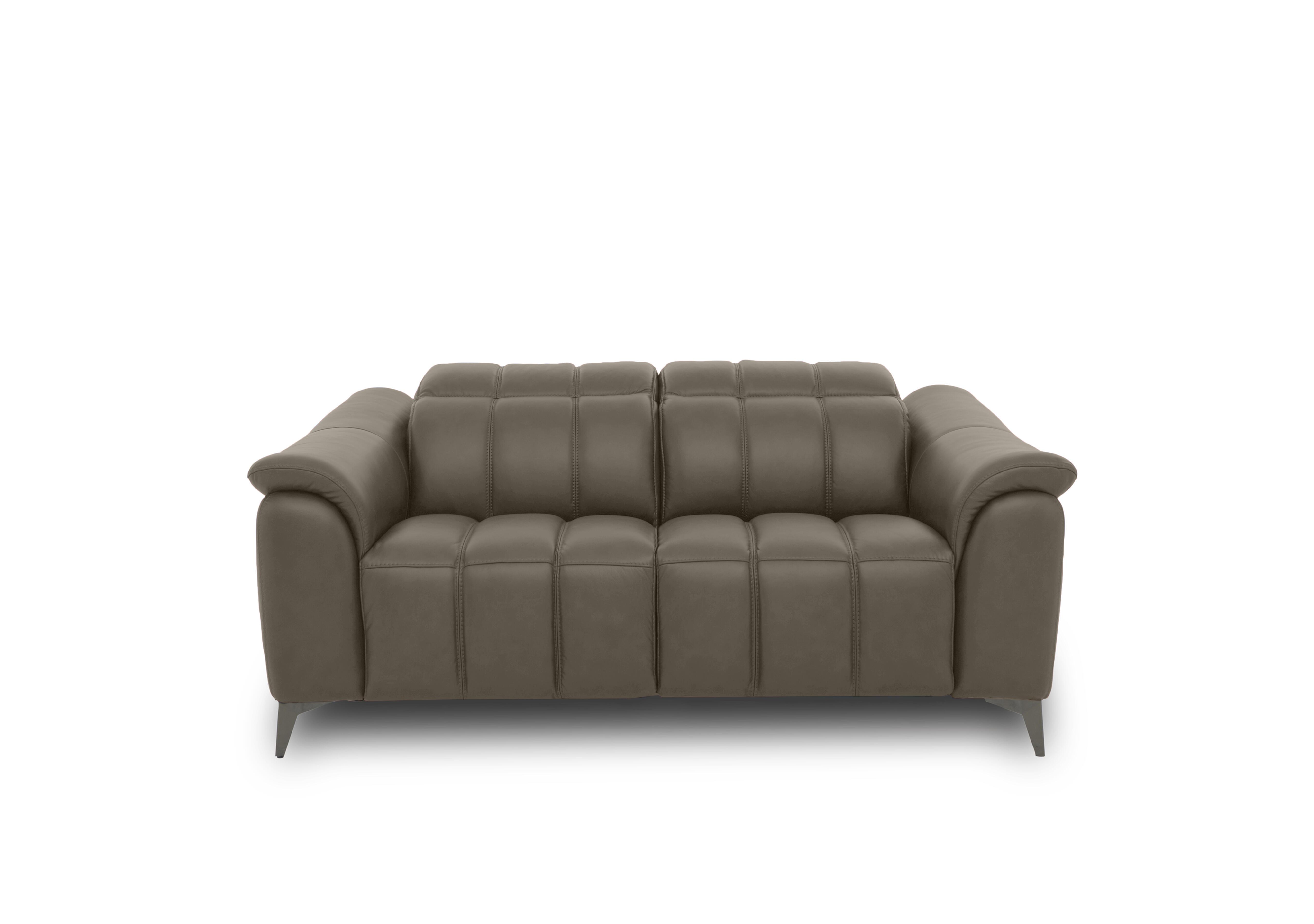 Angelo Leather 2 Seater Sofa in Natural Olive La-4829 on Furniture Village