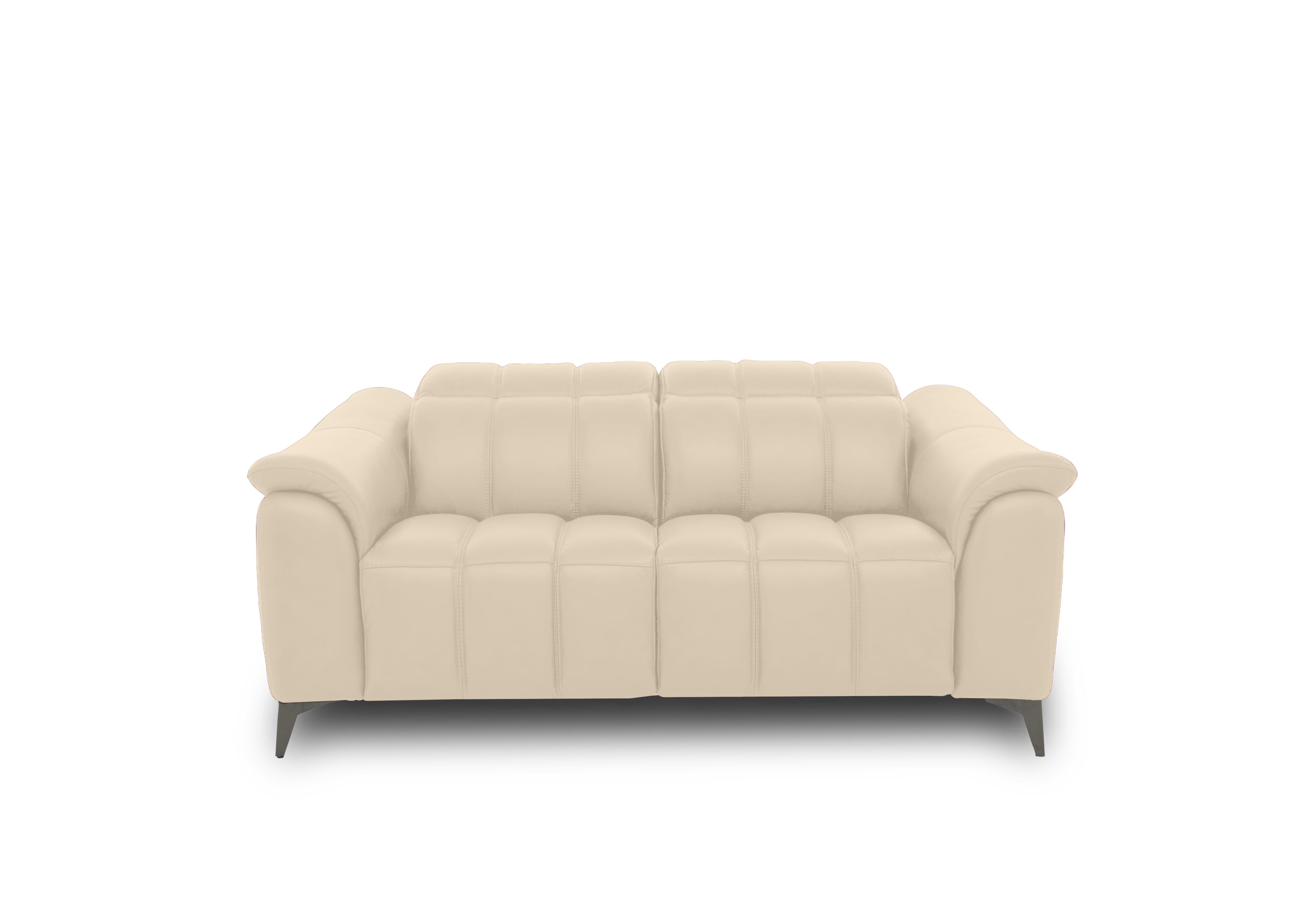 Angelo Leather 2 Seater Sofa in Stone Lx-6407 on Furniture Village