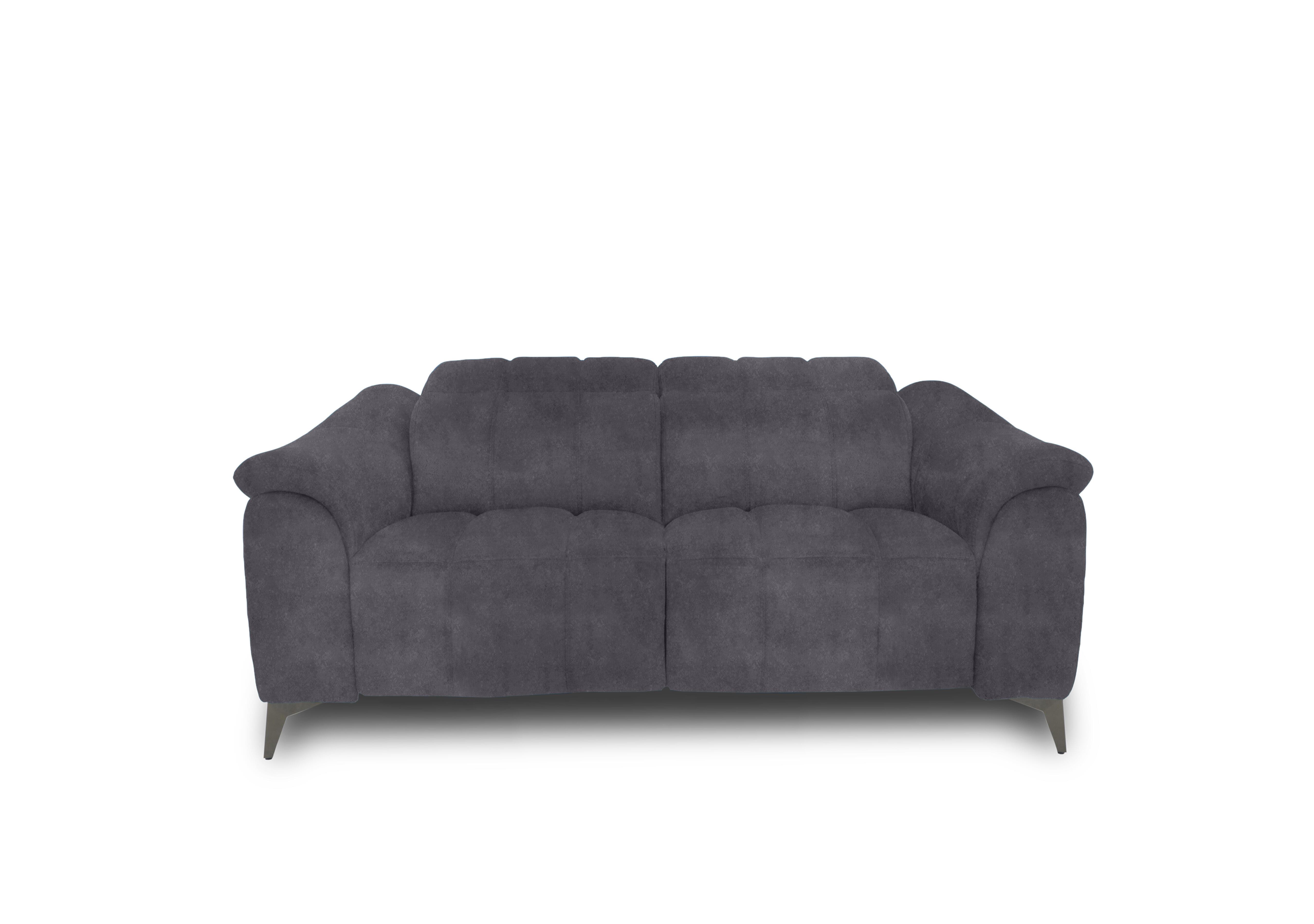 Angelo Fabric 2 Seater Power Recliner Sofa with Power Headrest in Nappa Grey Np-1107 on Furniture Village
