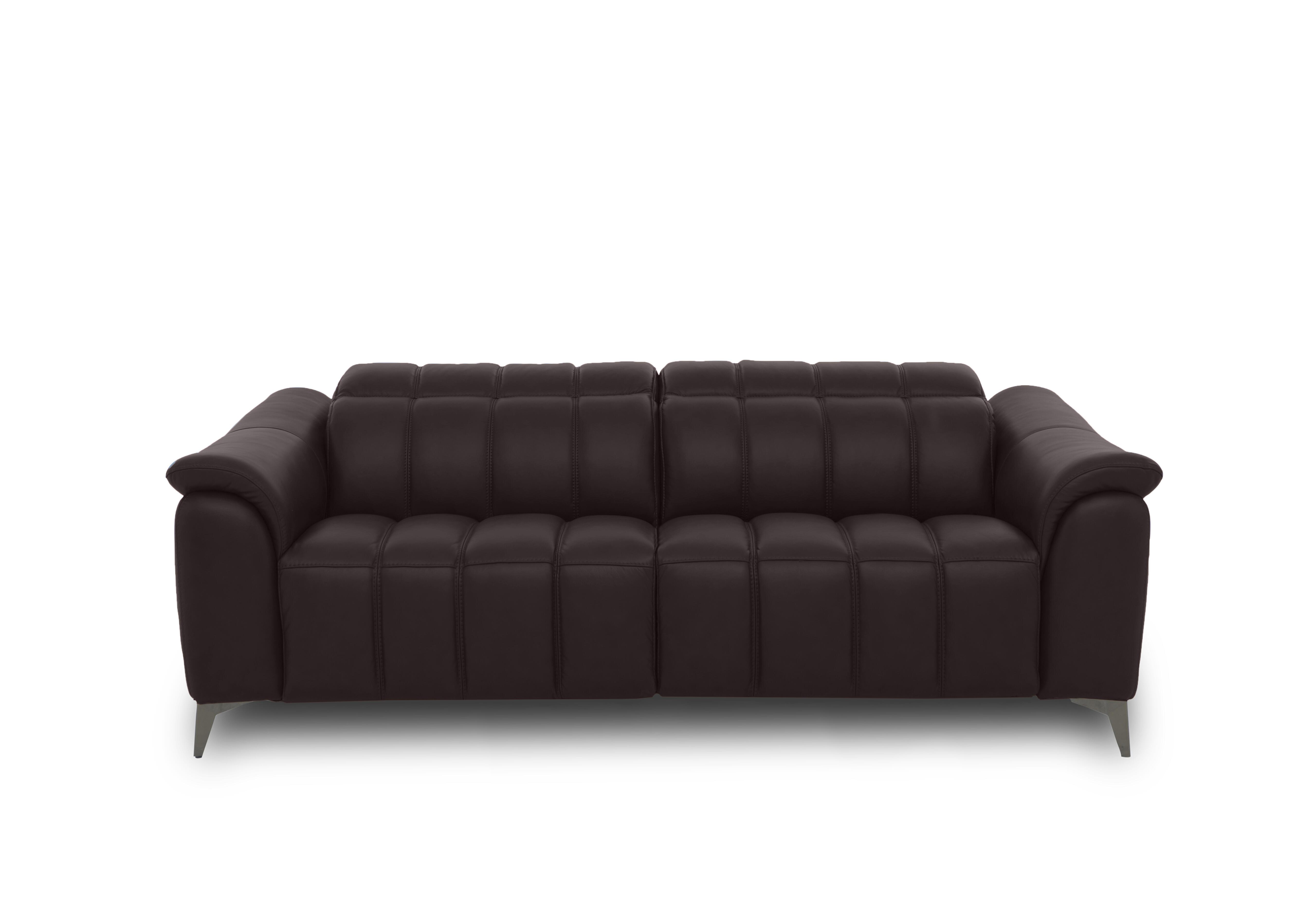 Angelo Leather 3 Seater Power Recliner Sofa with Power Headrests in Espresso Lx-6413 on Furniture Village