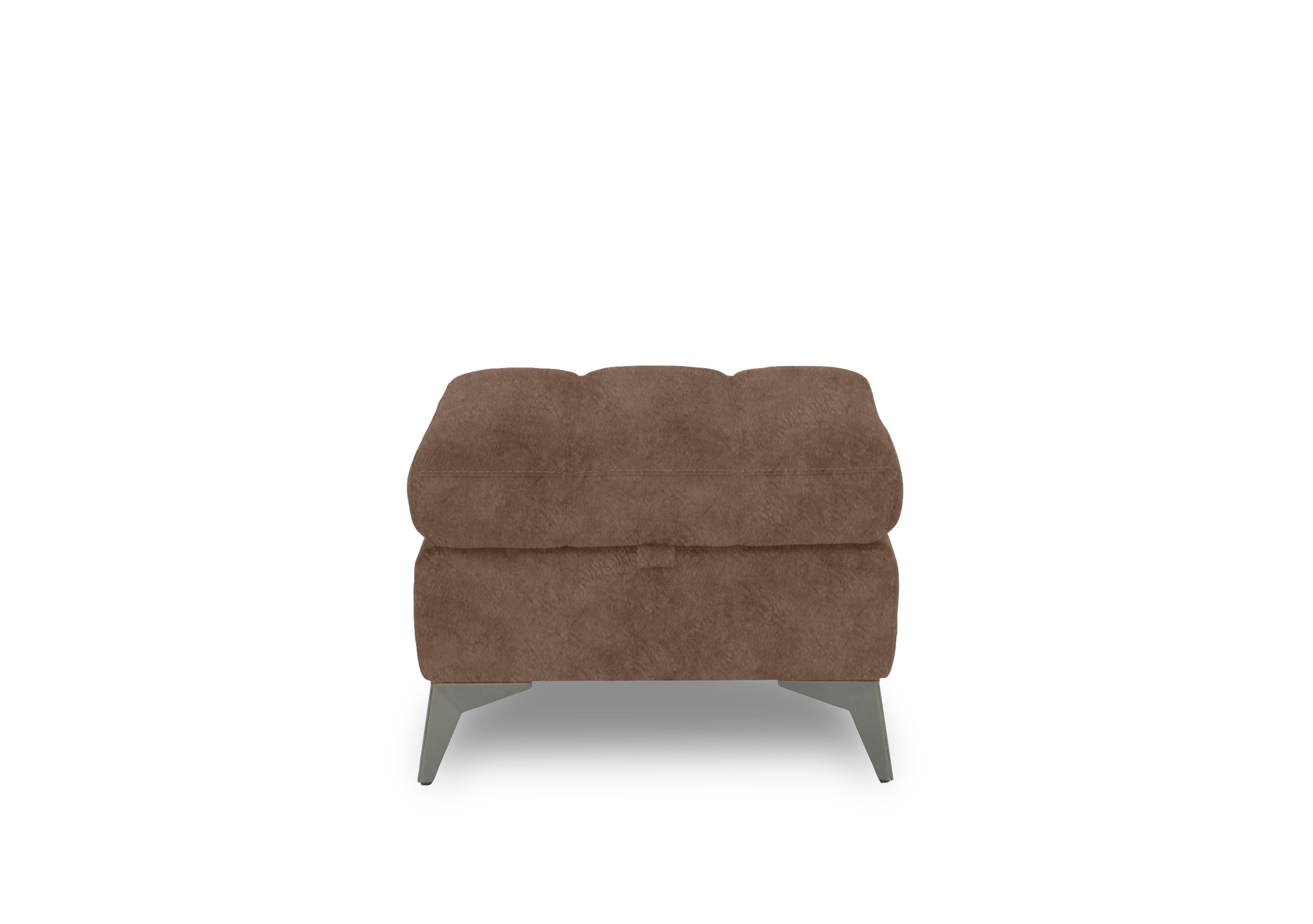 Angelo Fabric Storage Footstool in Marble Classic Brown Be-0105 on Furniture Village