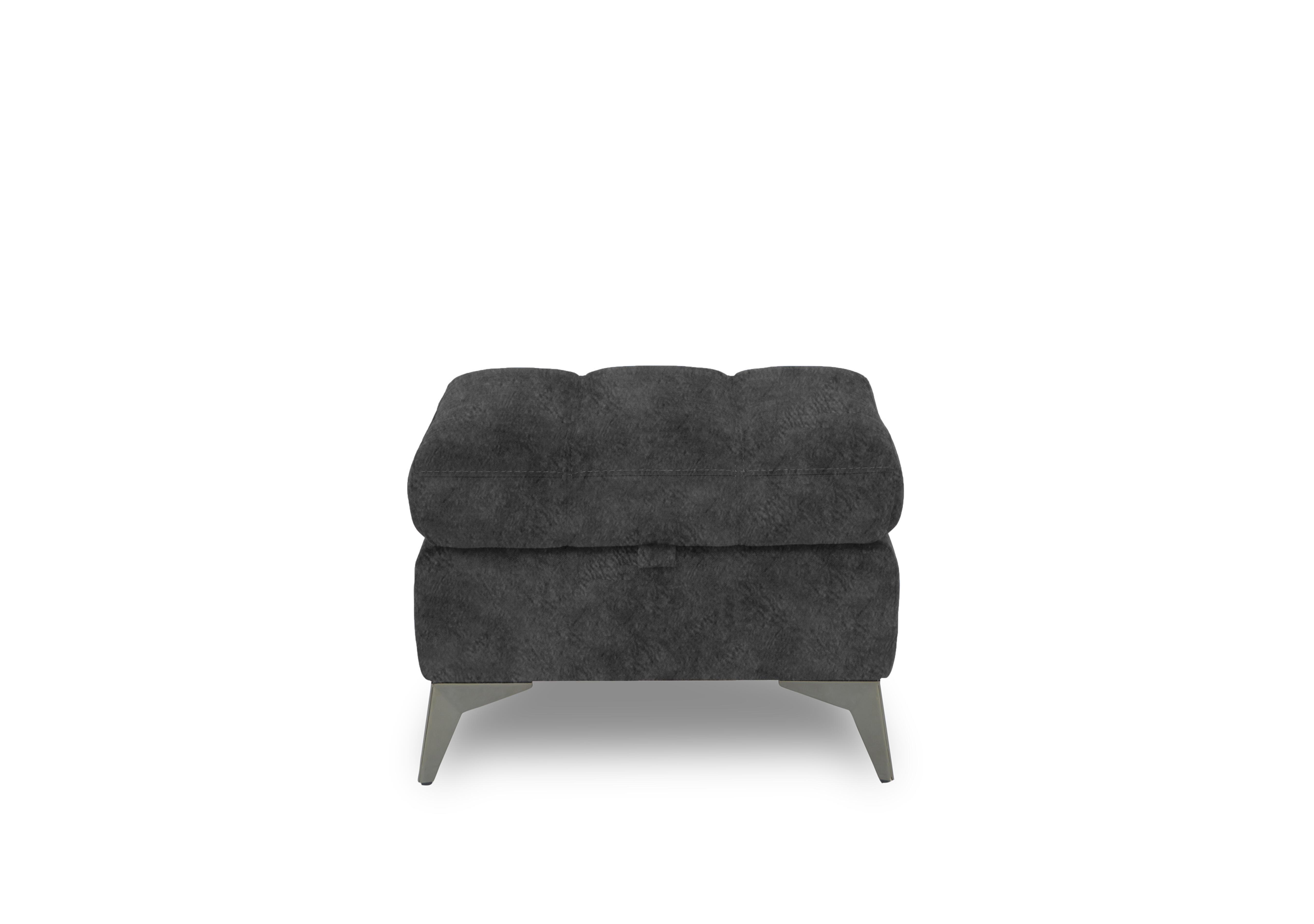 Angelo Fabric Storage Footstool in Marble Dark Grey Be-0101 on Furniture Village