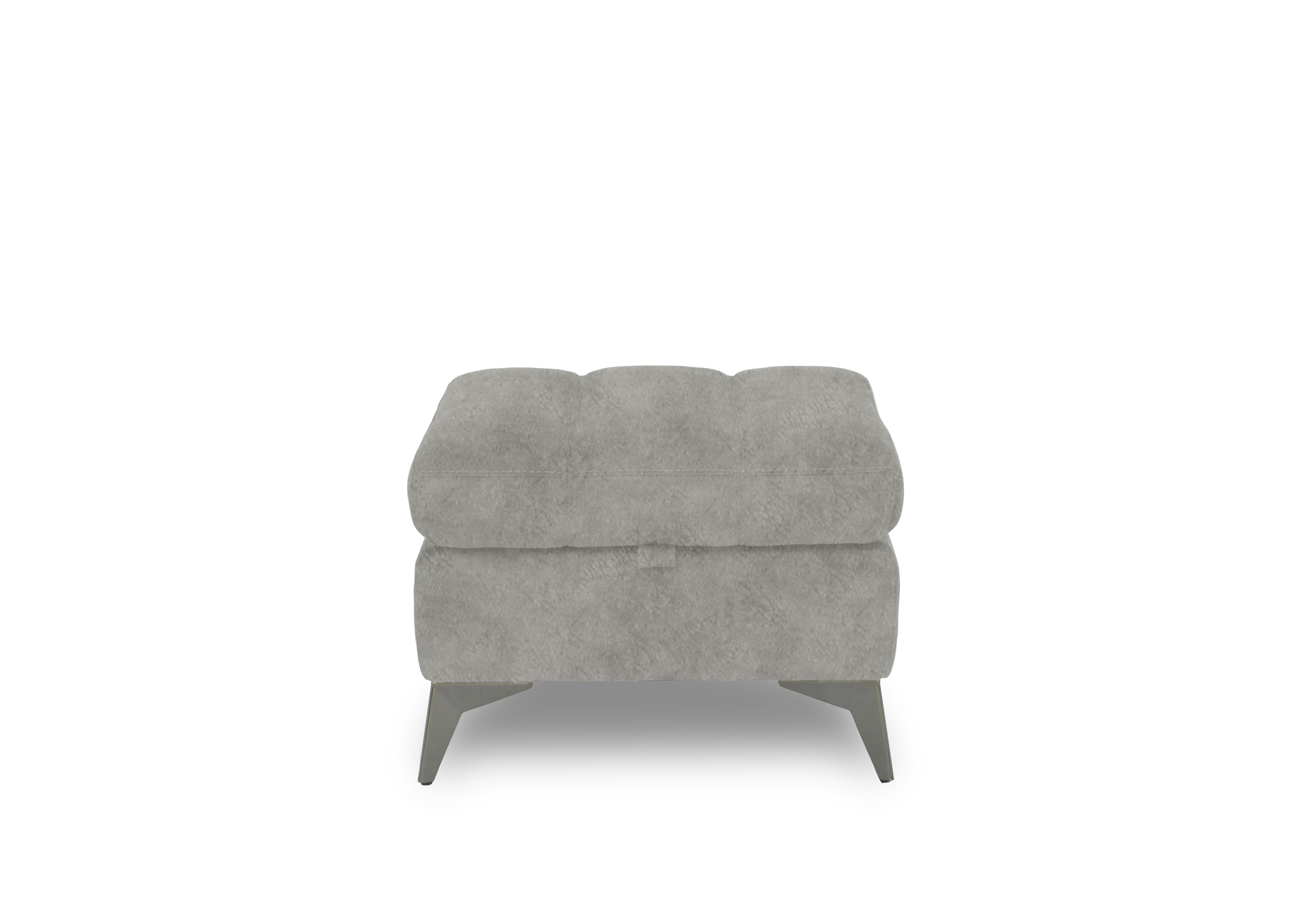 Angelo Fabric Storage Footstool in Marble Light Grey Be-0102 on Furniture Village