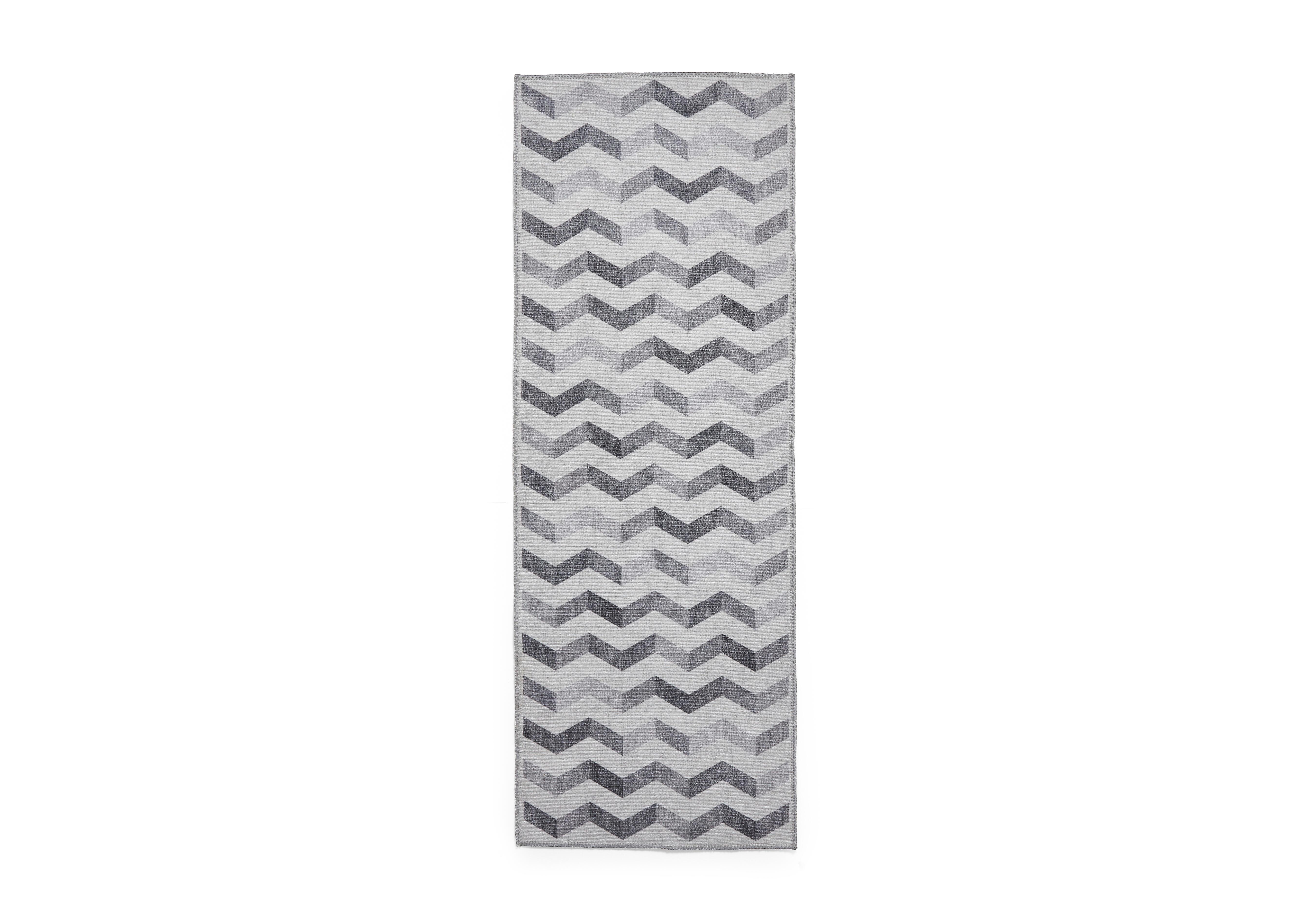 Pulito Washable Runner in Grey on Furniture Village