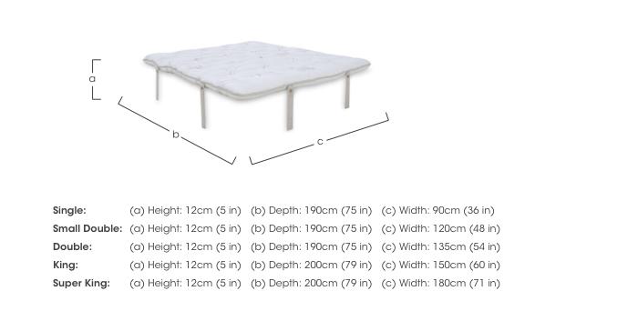 Pure Elegance Mattress Topper in  on Furniture Village