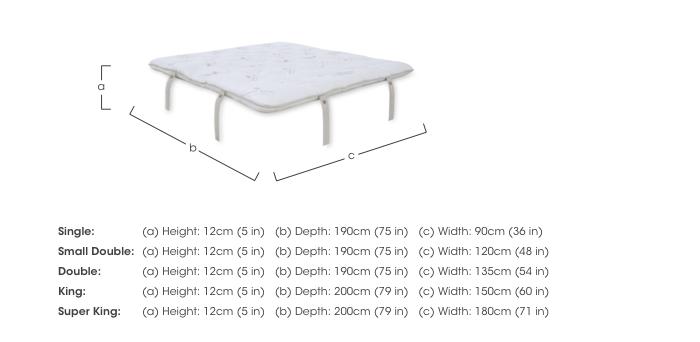 Pure Indulgence Mattress Topper in  on Furniture Village