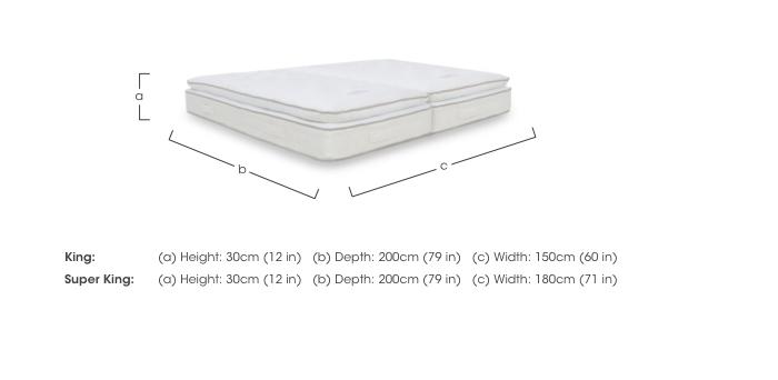 Pure Sensation Zip and Link Pillowtop Mattress in  on Furniture Village