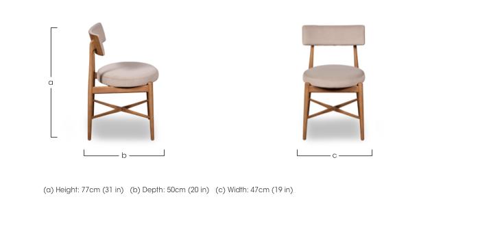 Winchester Pair of Dining Chairs in  on Furniture Village