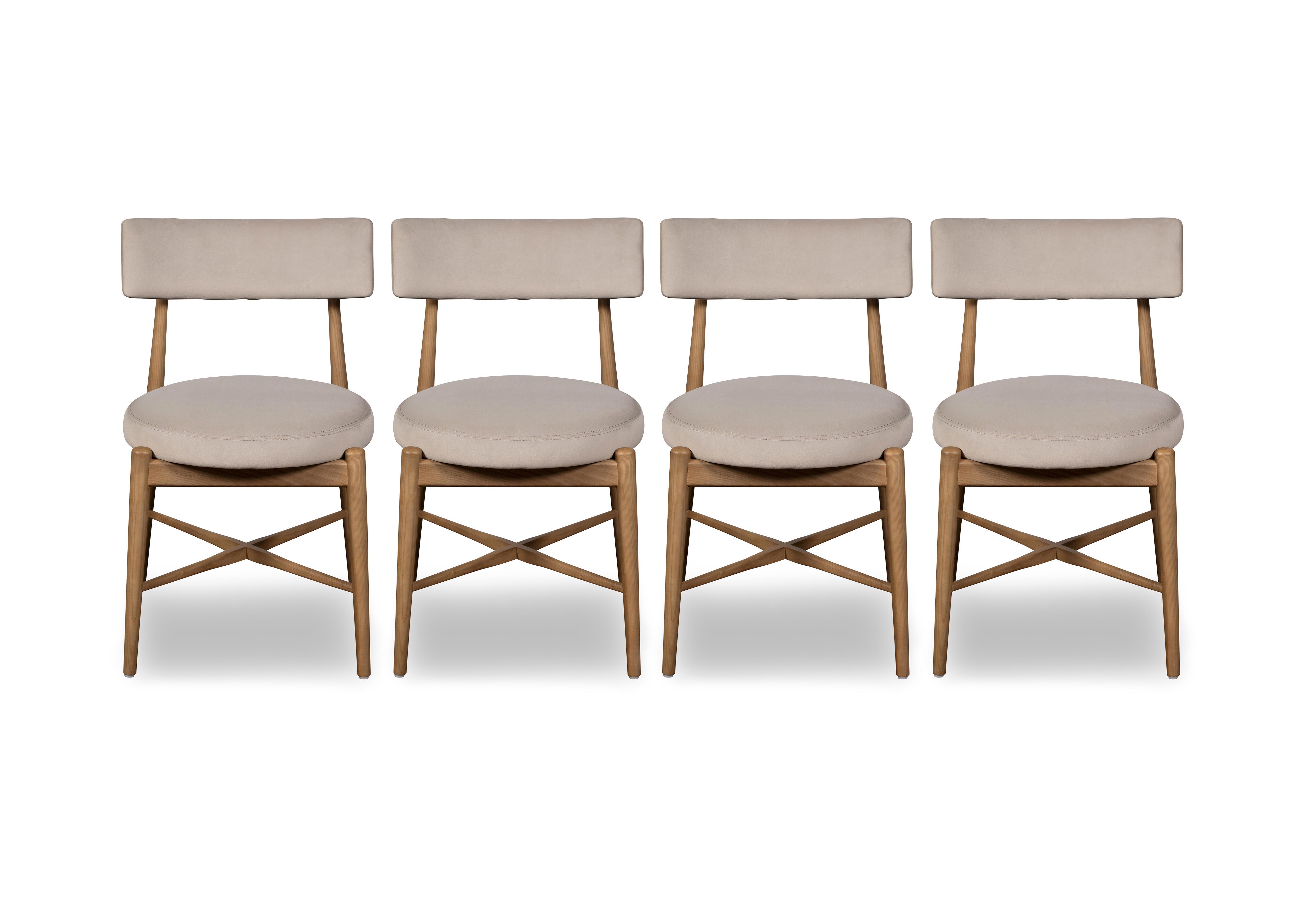 Winchester Set of 4 of Dining Chairs in Grey on Furniture Village