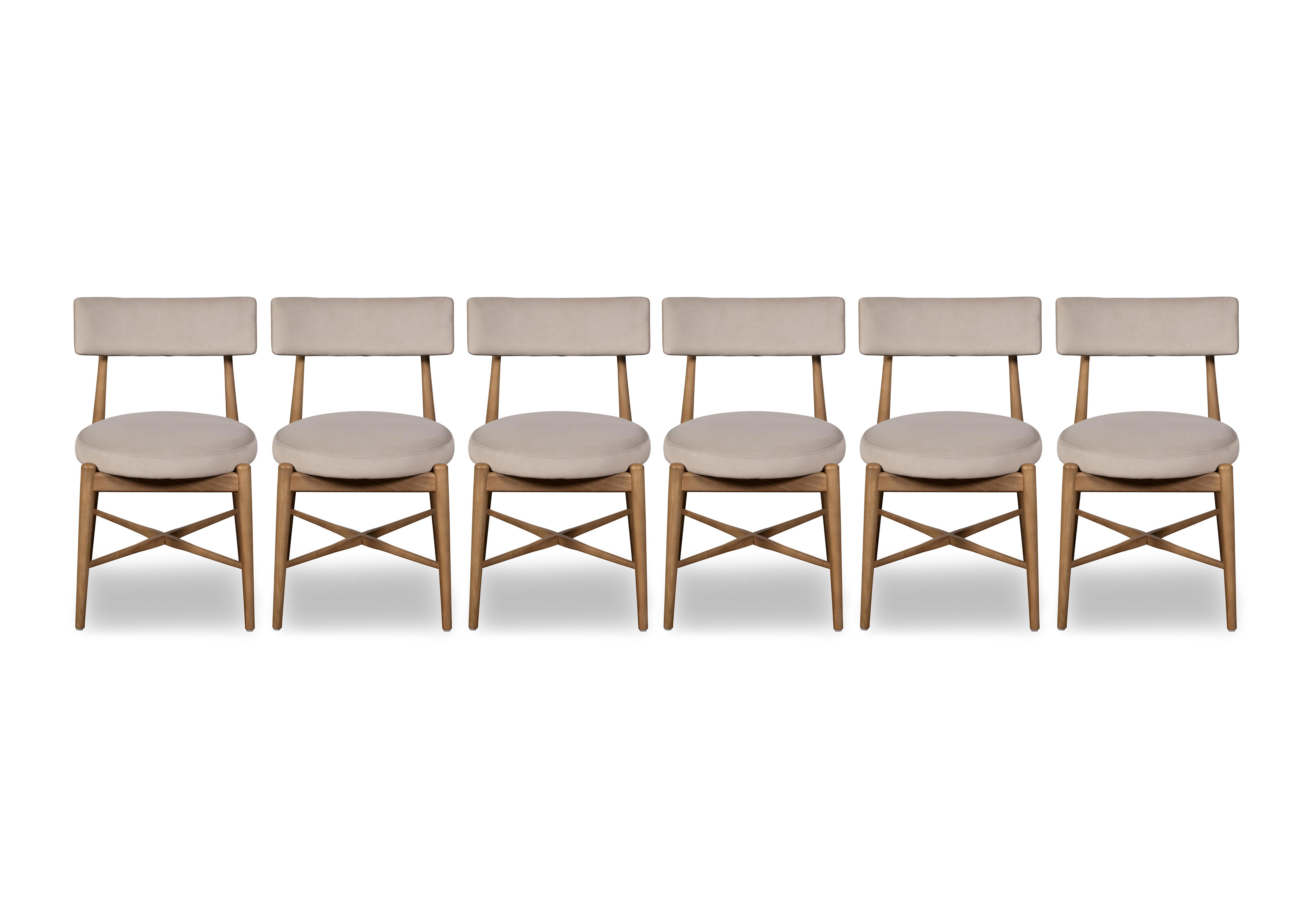 Winchester Set of 6 of Dining Chairs in Grey on Furniture Village