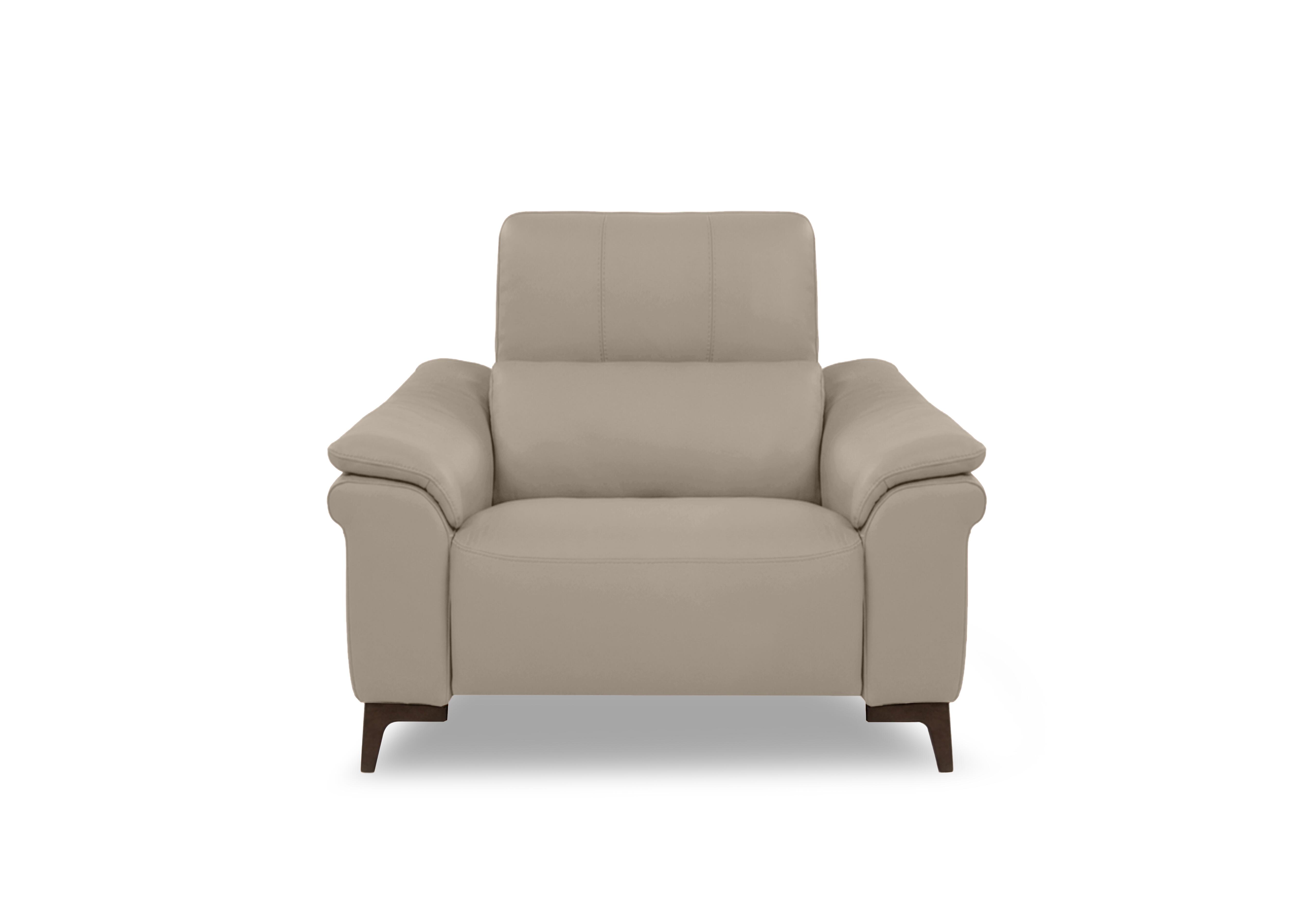 Marconi Leather Power Recliner Armchair with Power Headrest and Power Lumbar in Mars Havana 1606 Rw on Furniture Village