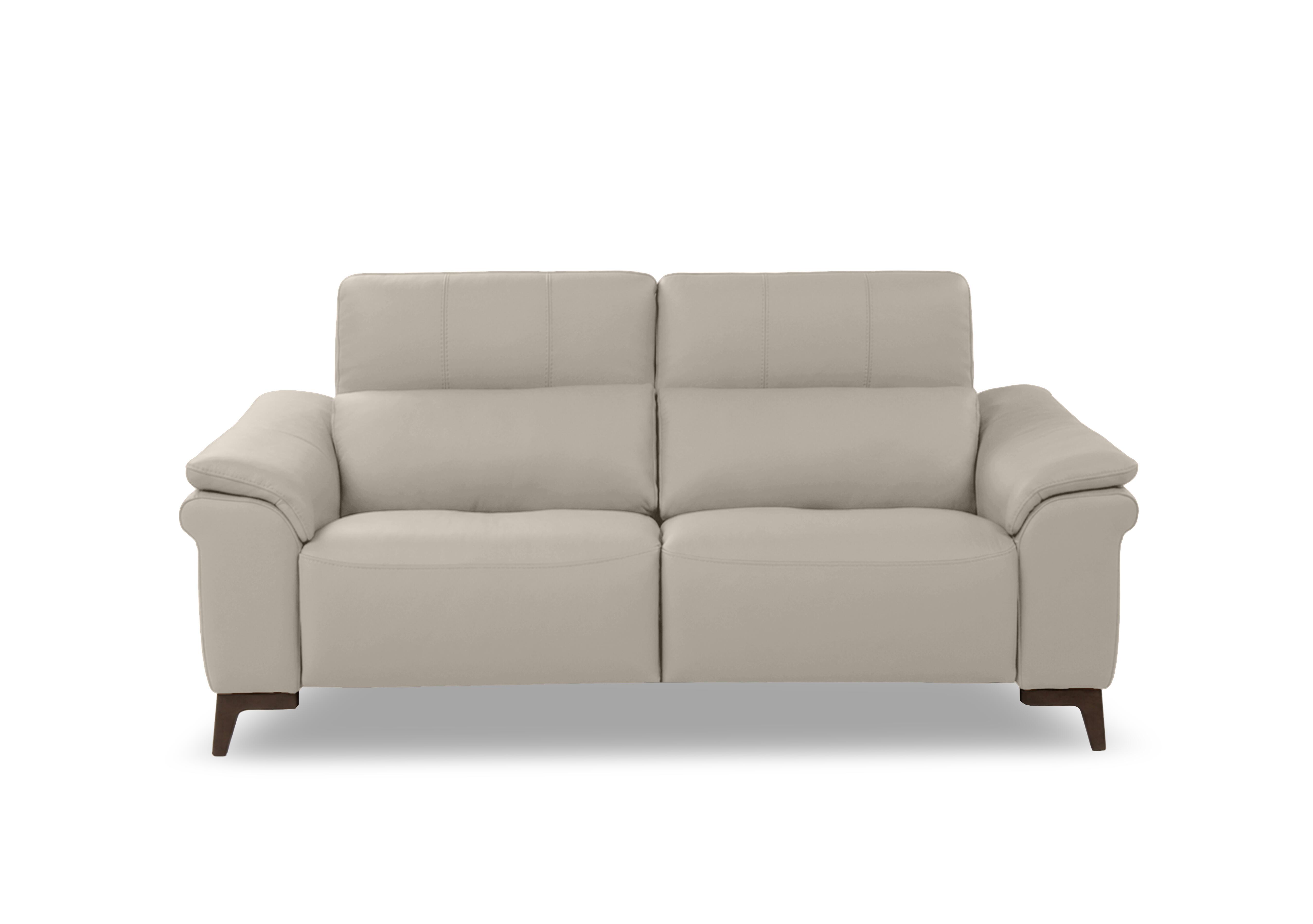 Marconi 2 Seater Leather Power Recliner Sofa with Power Headrests and Power Lumbar in Botero Ice 2169 Rw on Furniture Village
