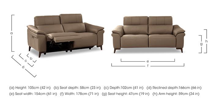Marconi 2 Seater Leather Sofa in  on Furniture Village