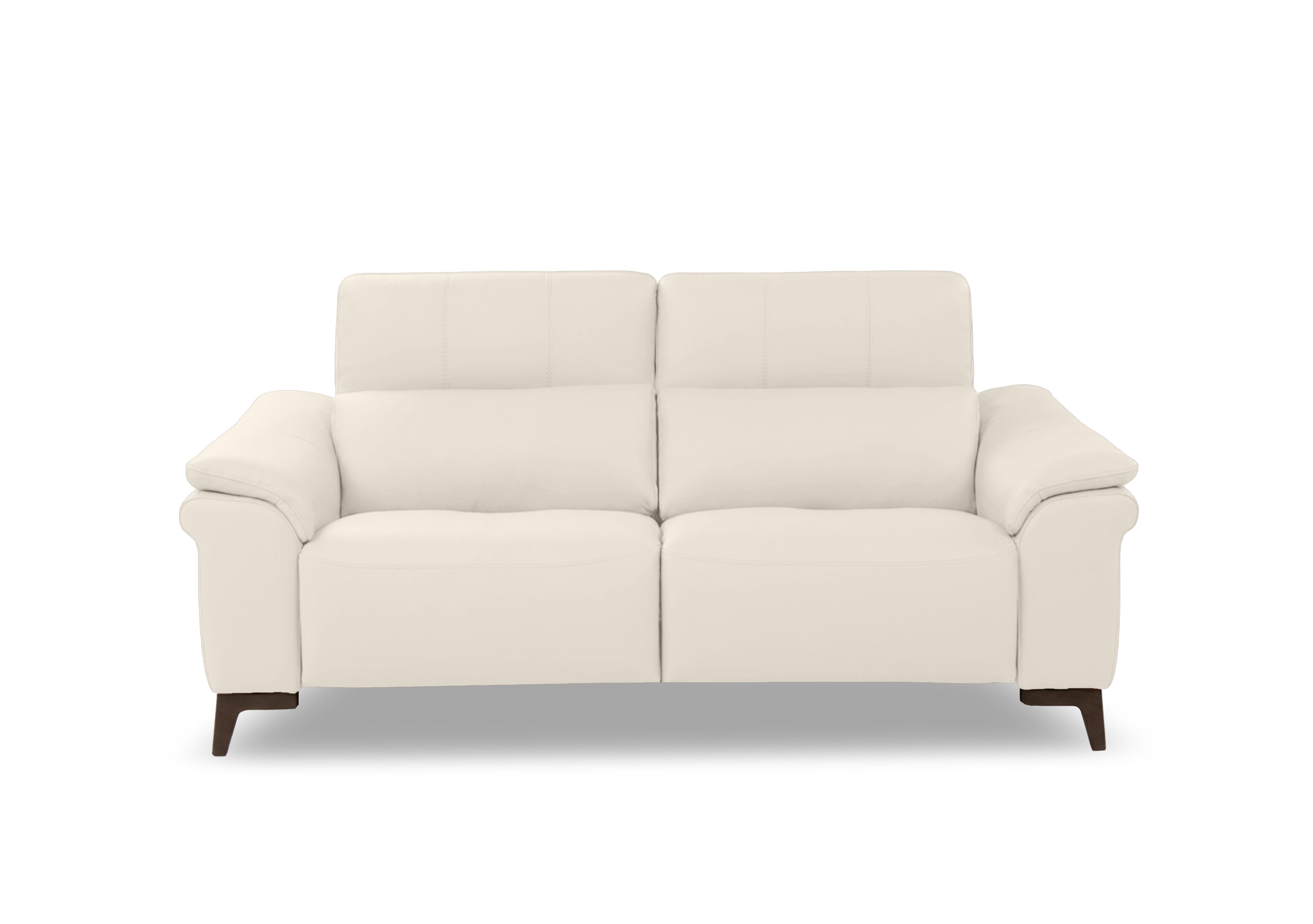 Marconi 2 Seater Leather Sofa in Botero Bianco 2153 Rw on Furniture Village
