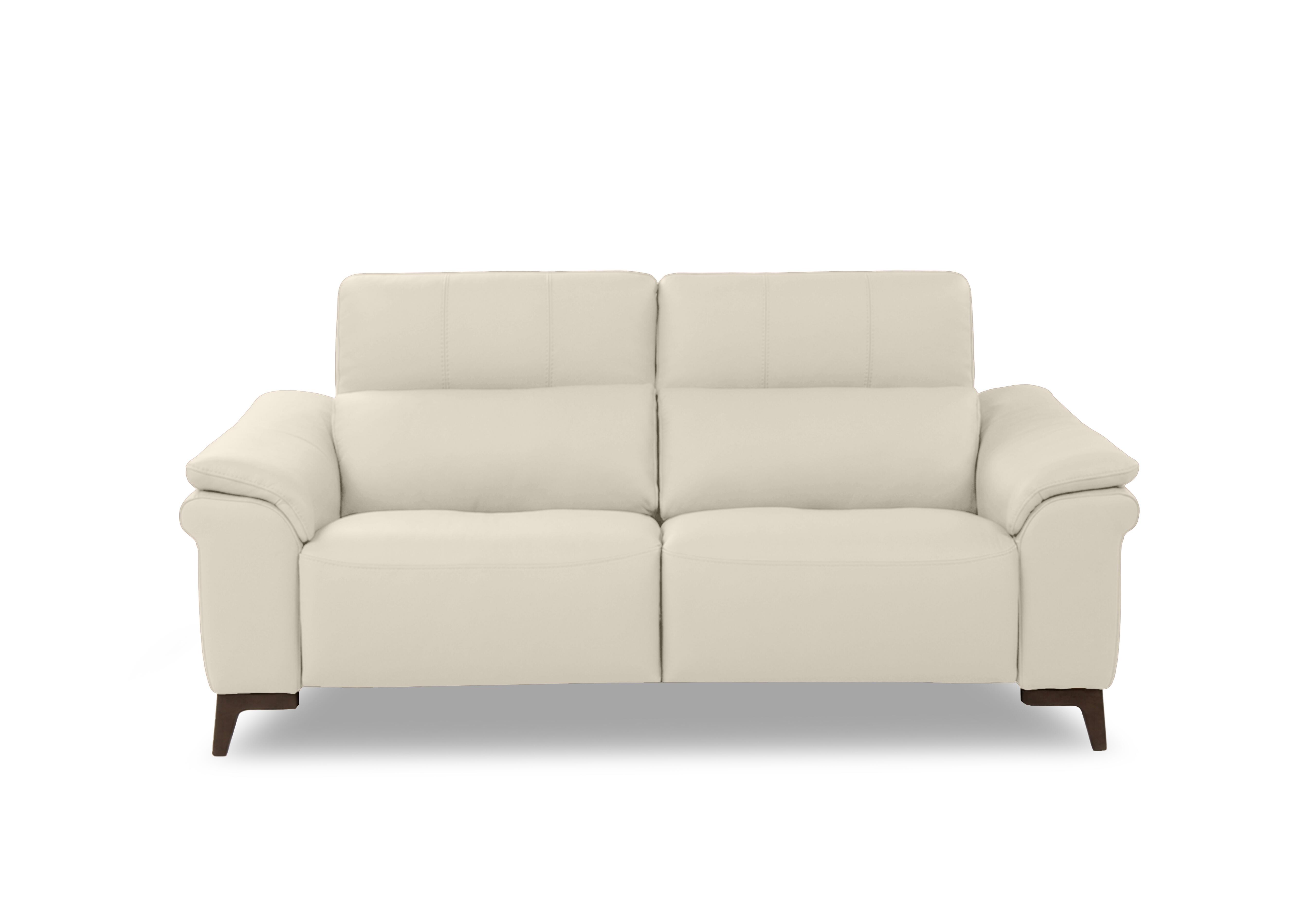 Marconi 2 Seater Leather Sofa in Mars Bianco 1600 Rw on Furniture Village