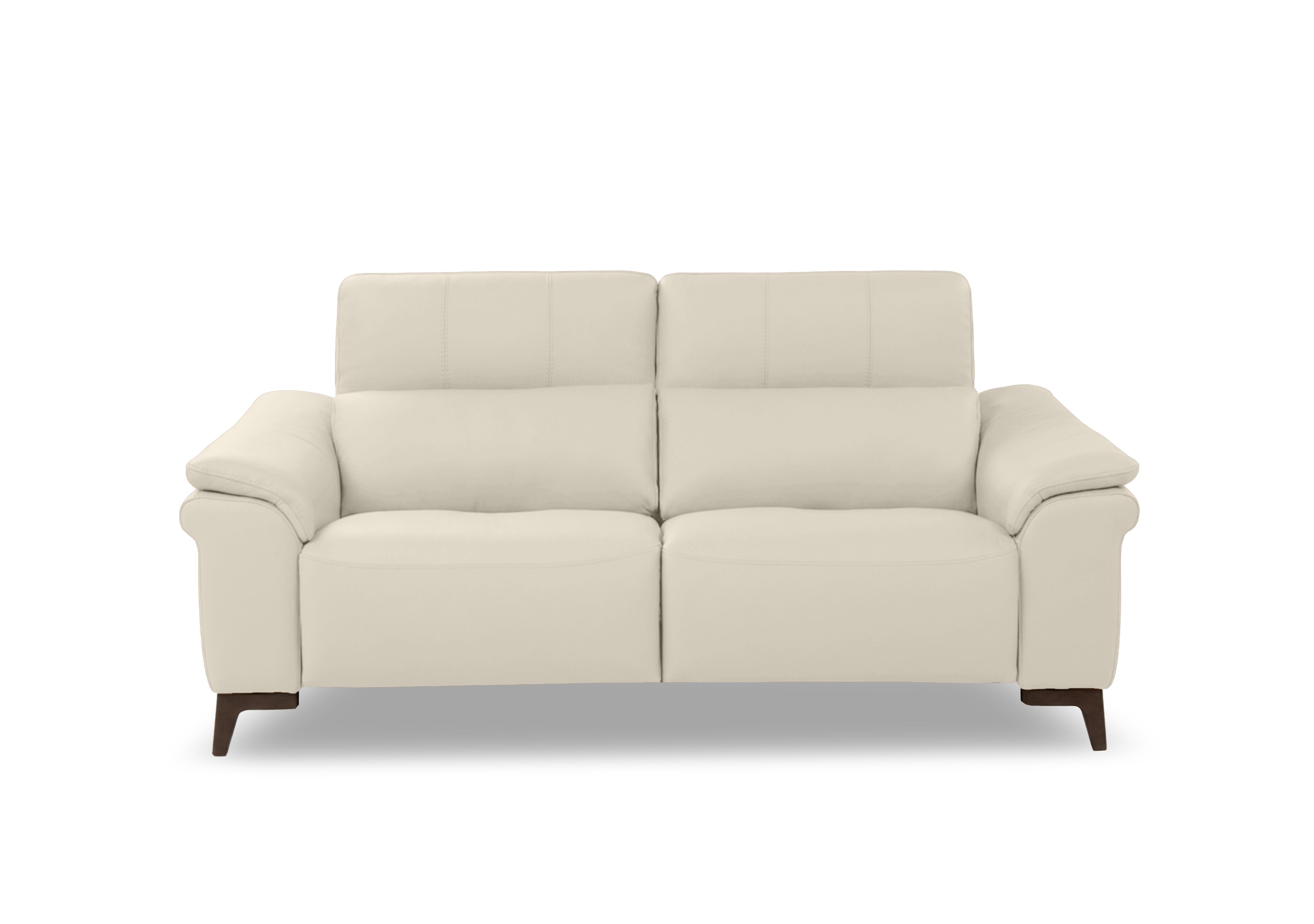 Marconi 2 Seater Leather Sofa in Mars Bianco 1600 Rw on Furniture Village