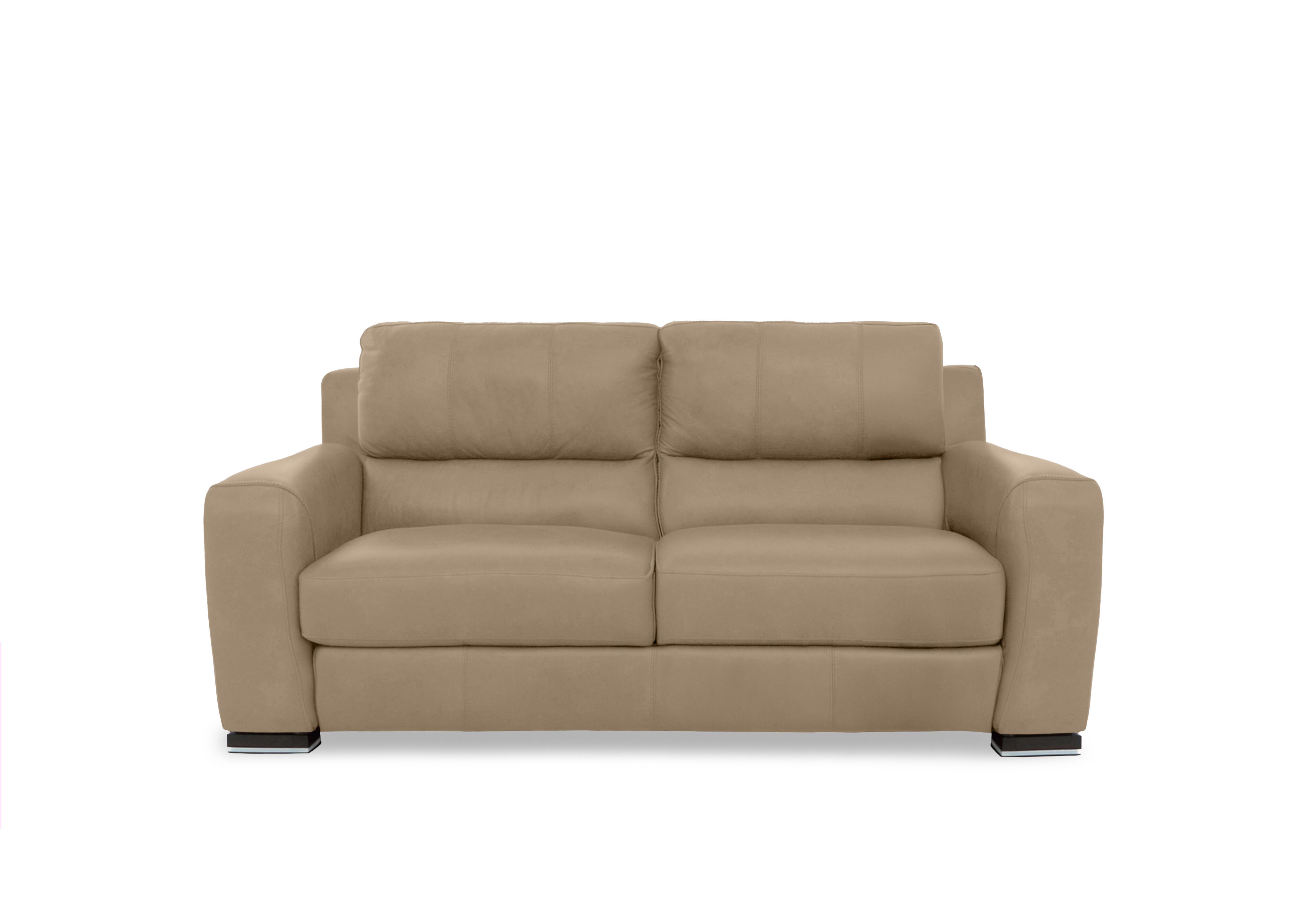 Viali Leather 2 Seater Sofa in Tatto Macchiato 4375 on Furniture Village