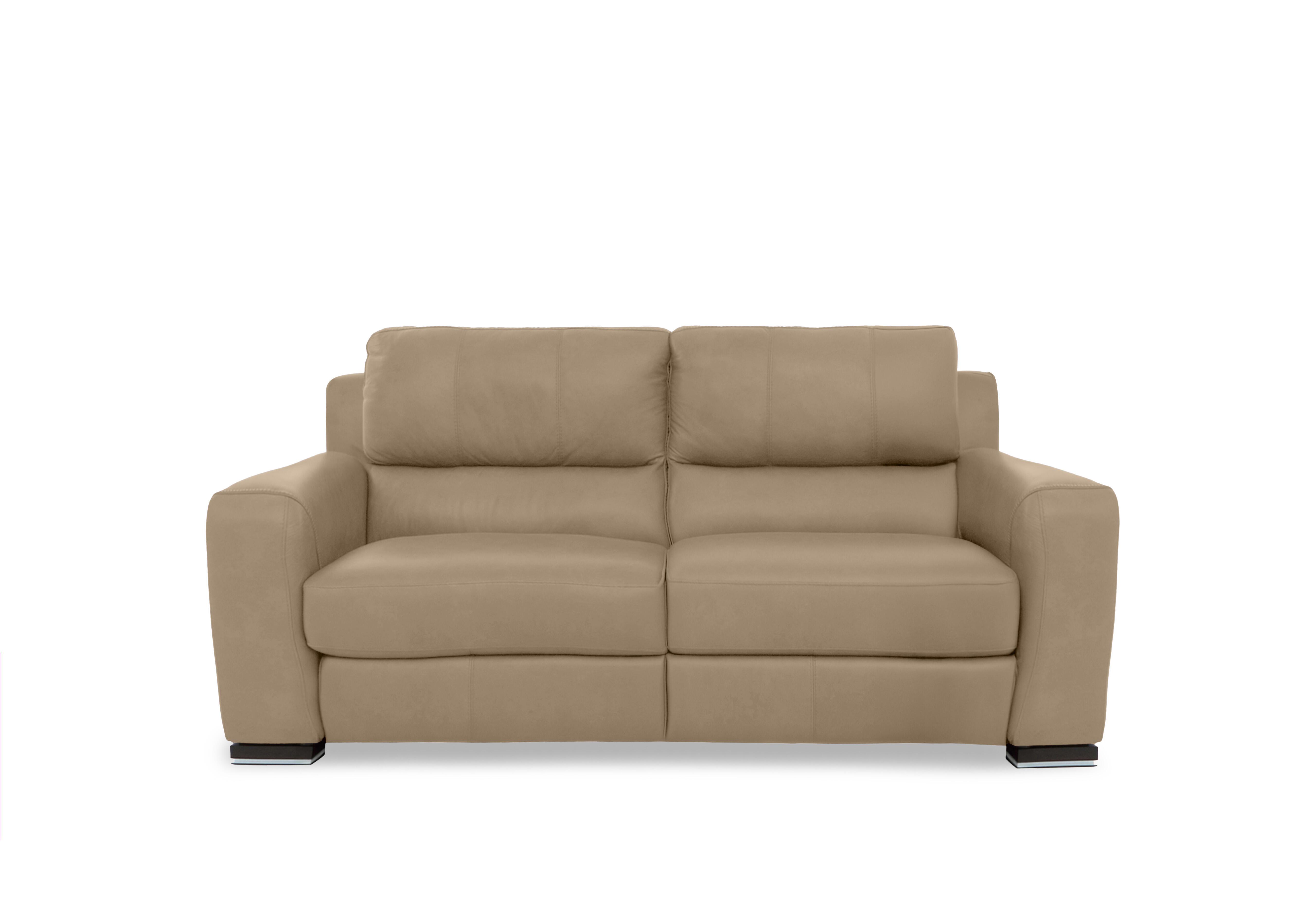 Viali Leather 2 Seater Sofa in Tatto Macchiato 4375 on Furniture Village