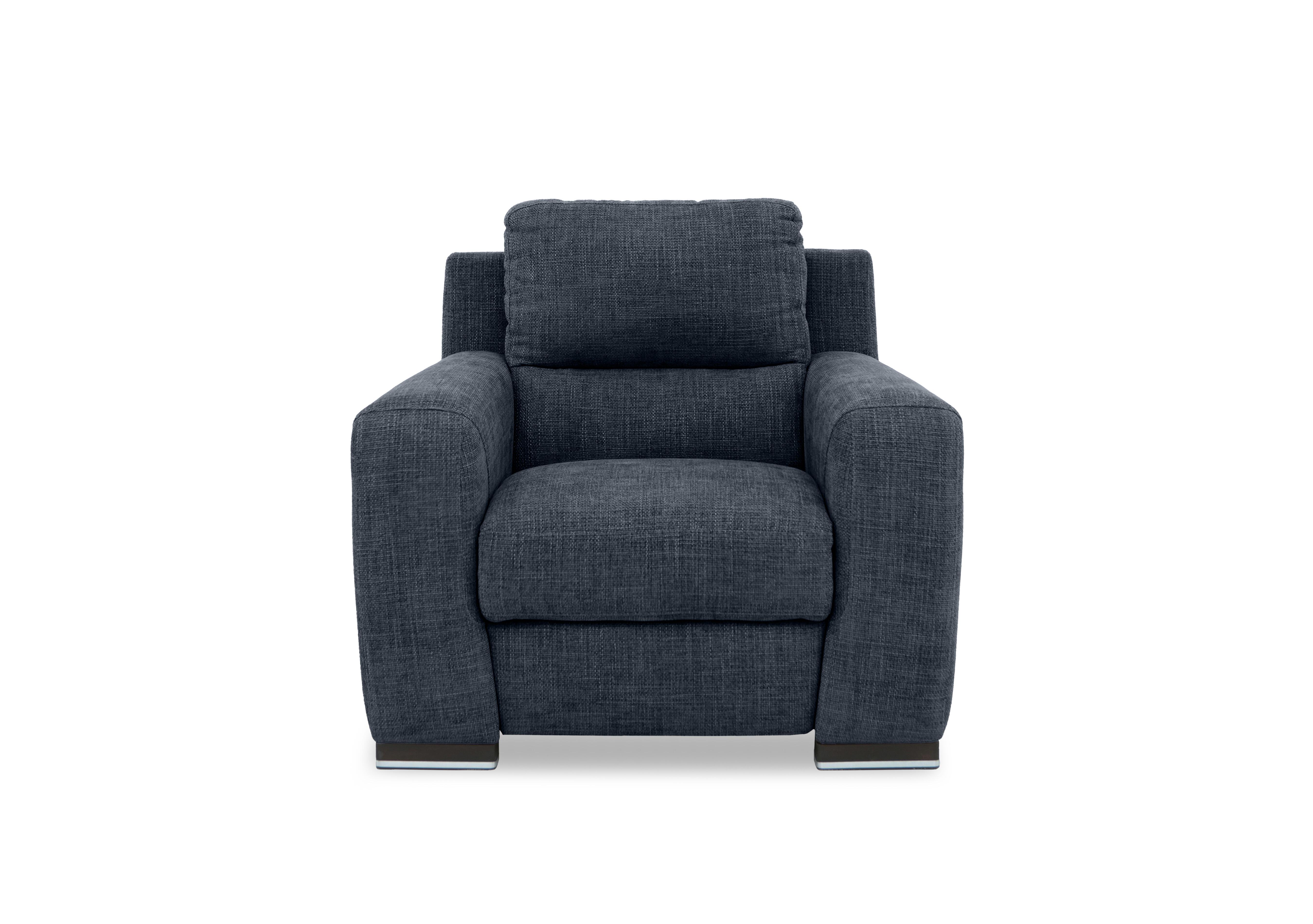 Viali Fabric Chair in River Dusk 180 on Furniture Village