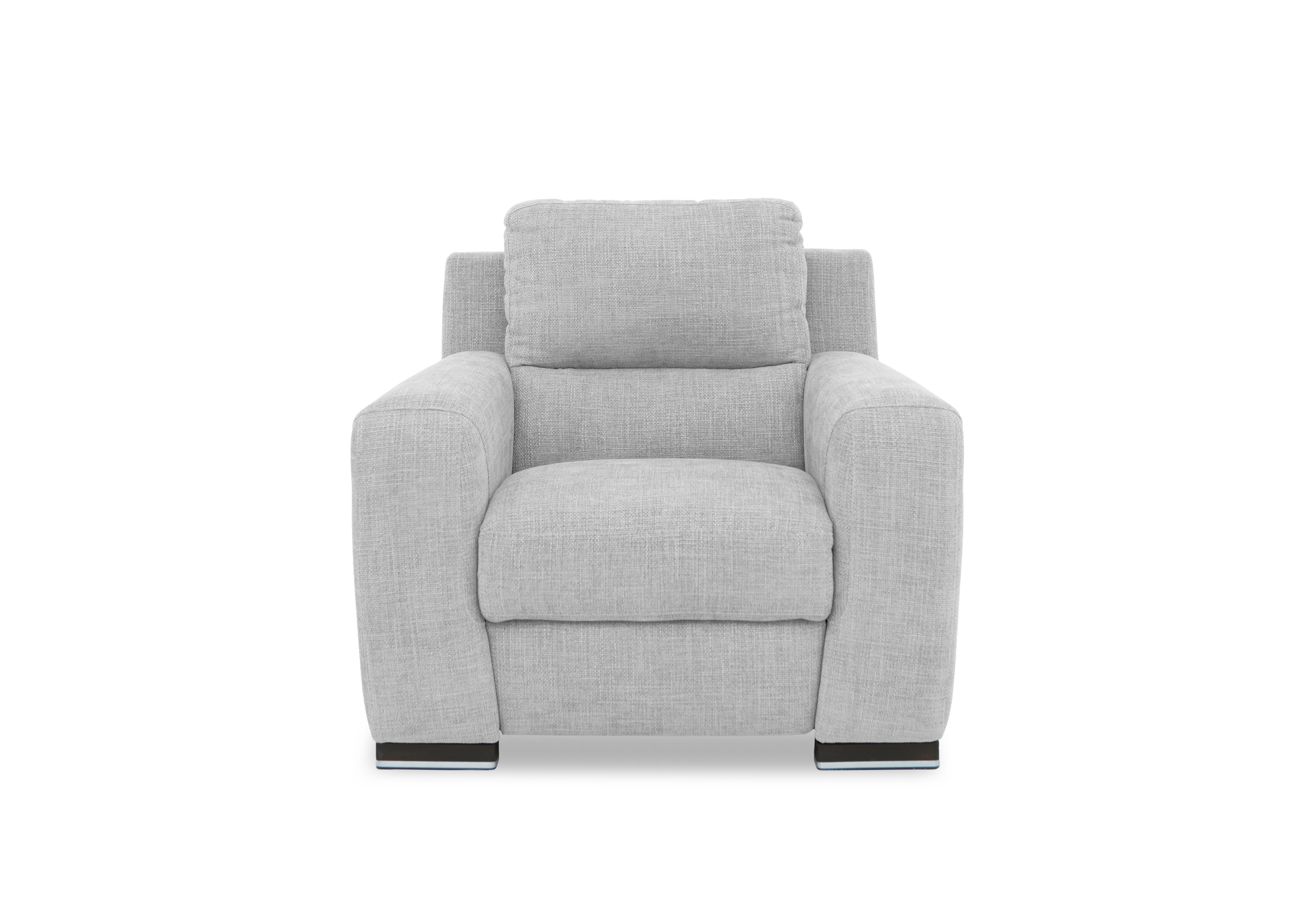 Viali Fabric Chair in River Lead Grey 616 on Furniture Village
