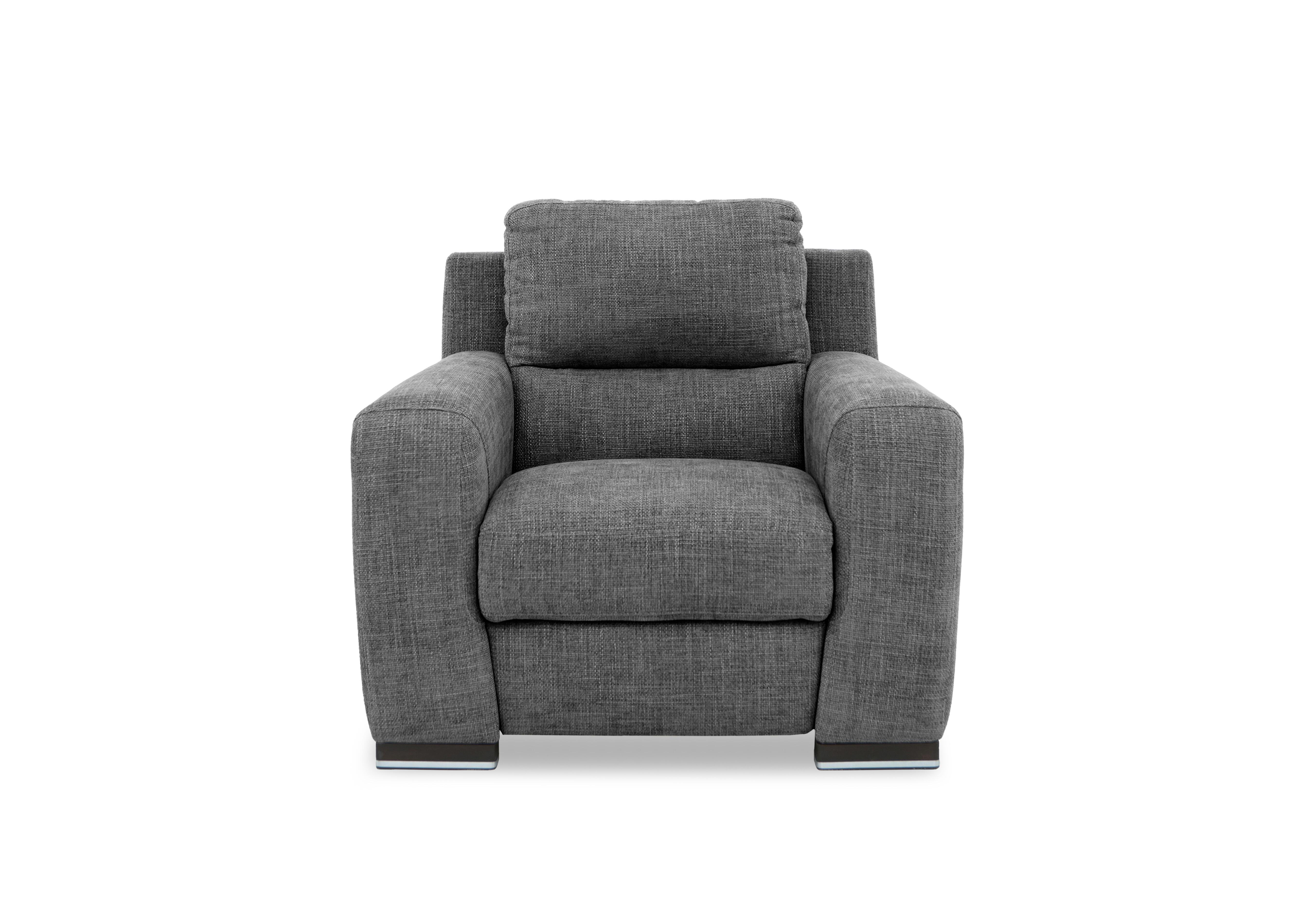 Viali Fabric Chair in River Pewter 205 on Furniture Village
