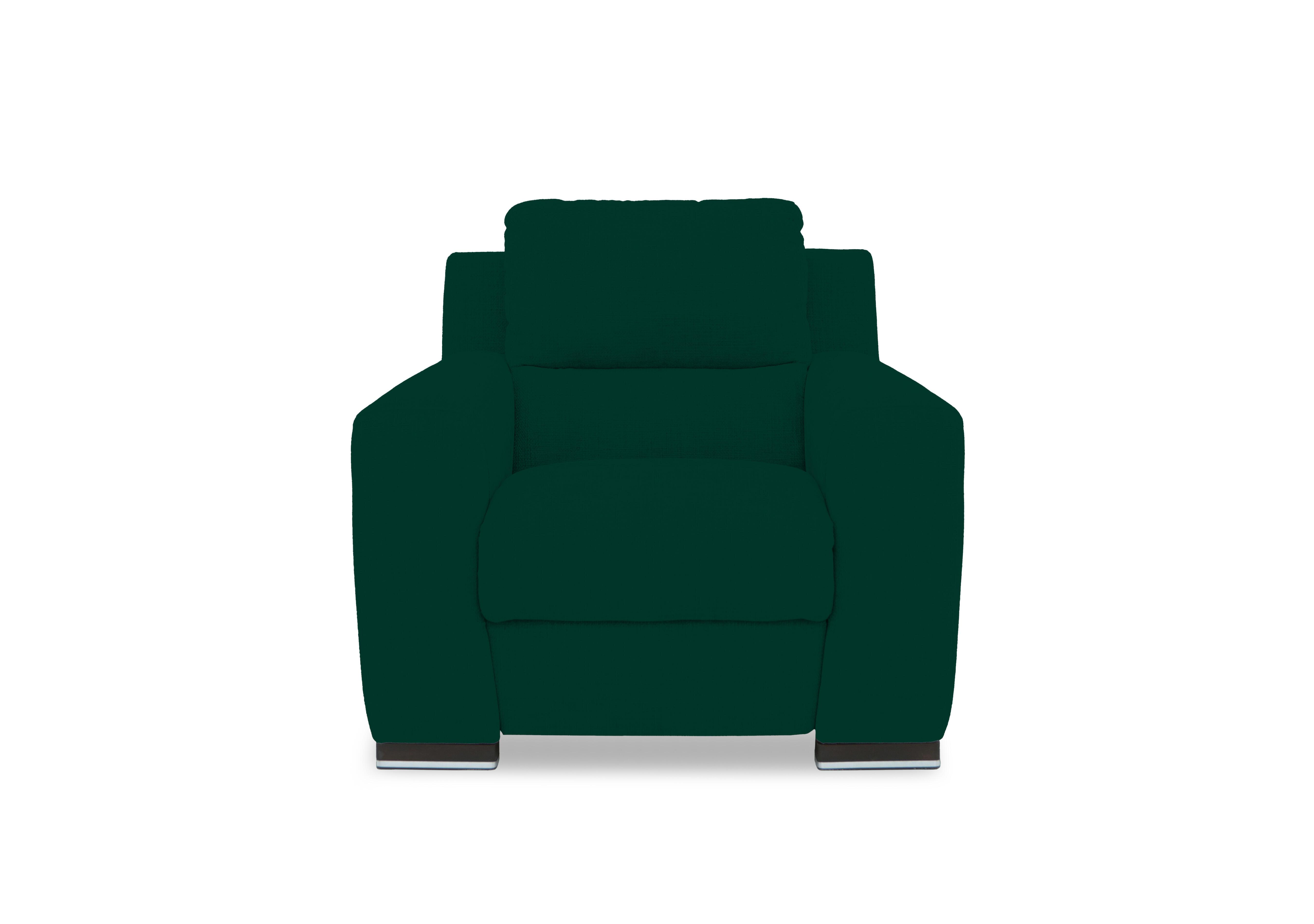 Viali Fabric Chair in Velvet Emerald 12 on Furniture Village