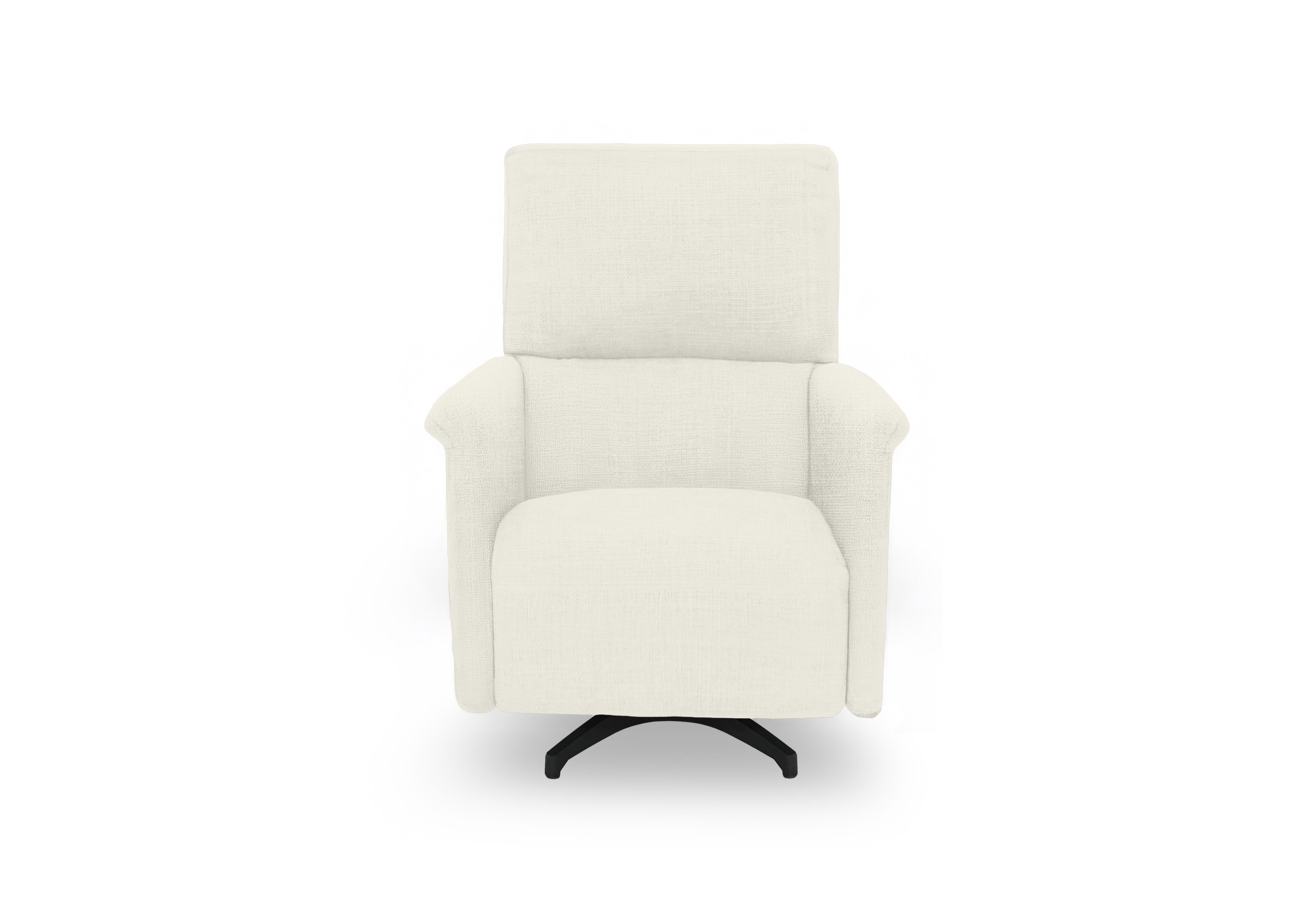 Viali Fabric Swivel Chair in River Ivory 20 on Furniture Village