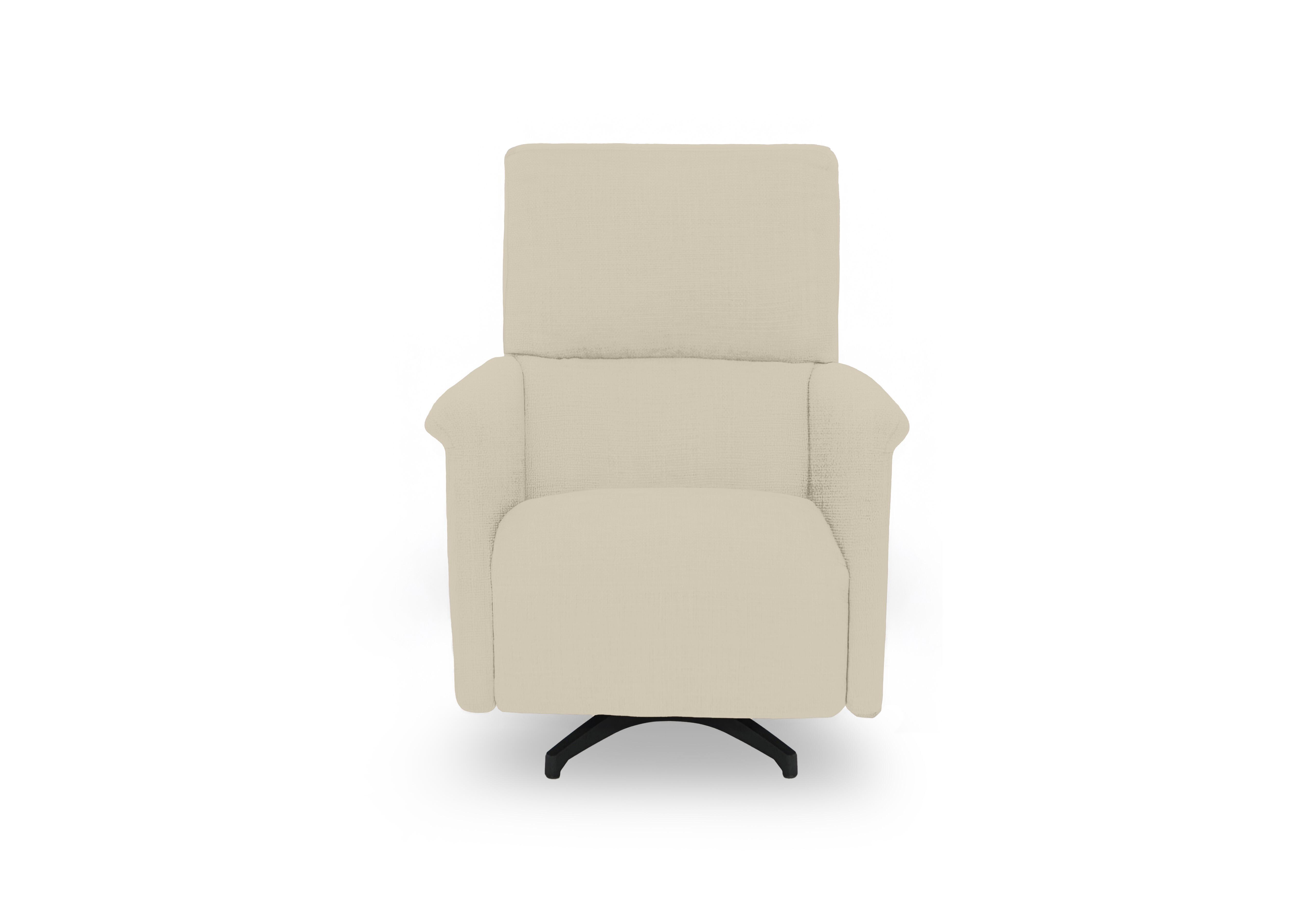 Viali Fabric Swivel Chair in Velvet Frost 02 on Furniture Village