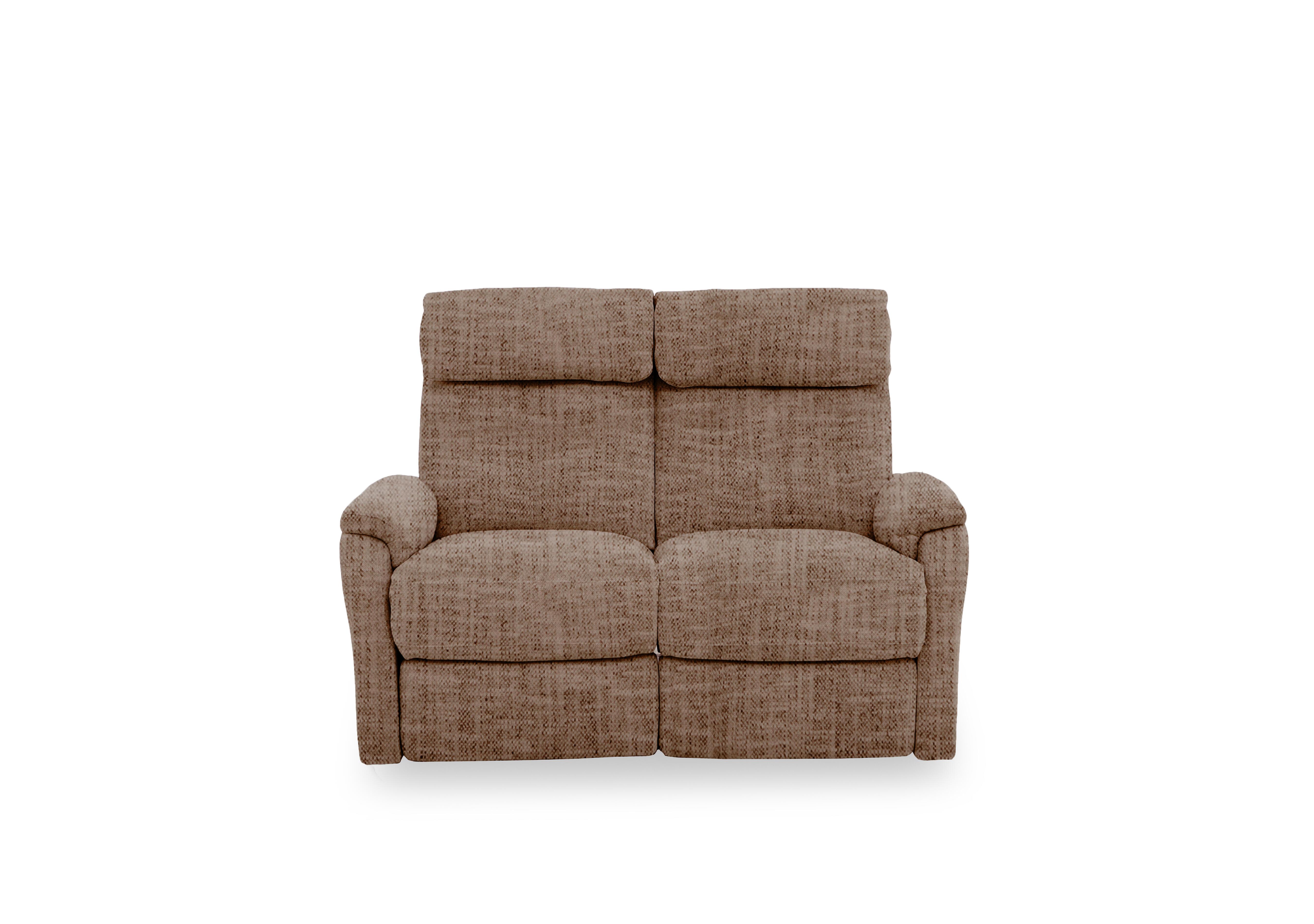Compact Collection Titch Fabric 2 Seater Sofa in Fab-Mga-R13 Light Brown on Furniture Village