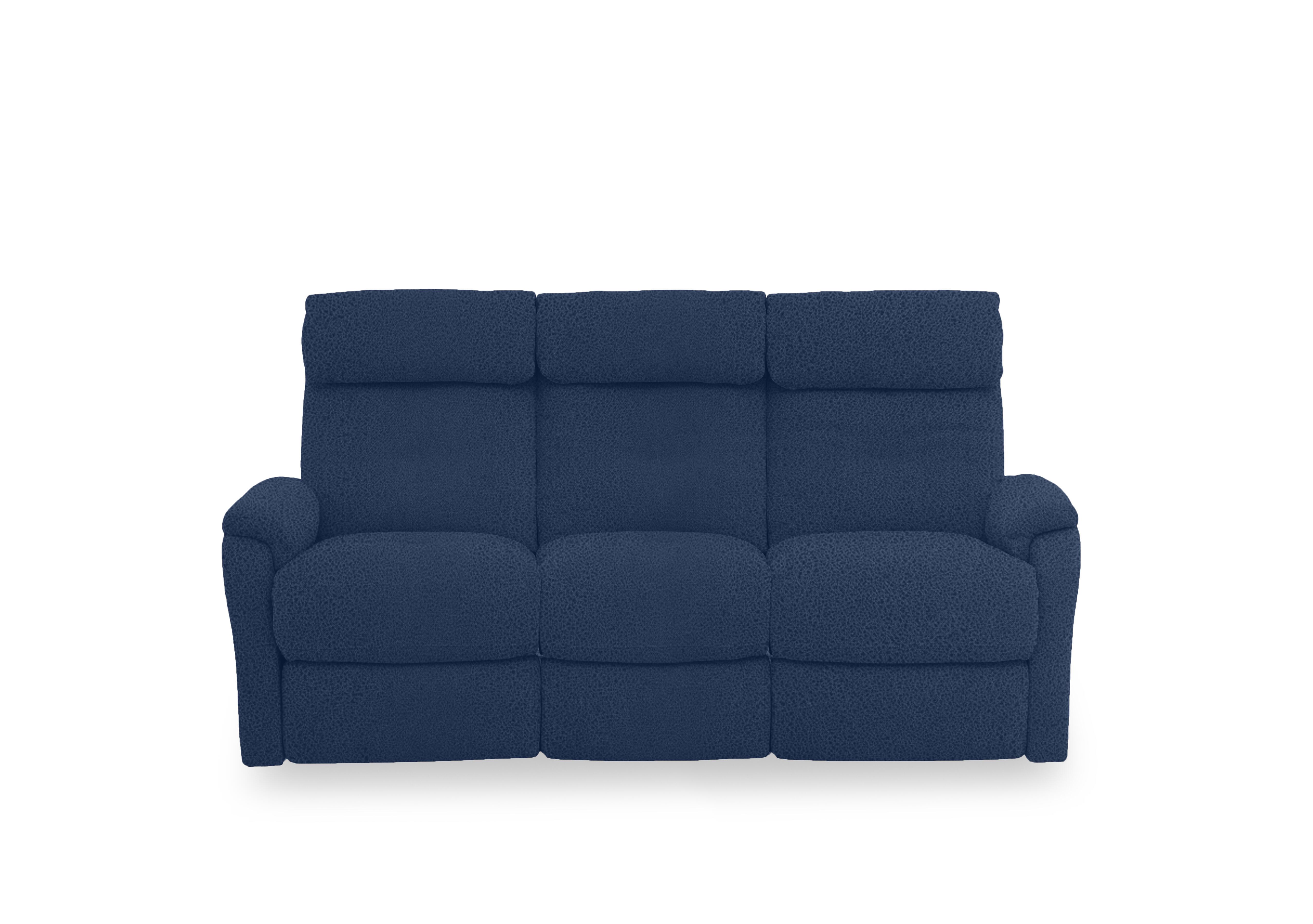 Compact Collection Titch Fabric 3 Seater Sofa in Bfa-Blj-R10 Blue on Furniture Village