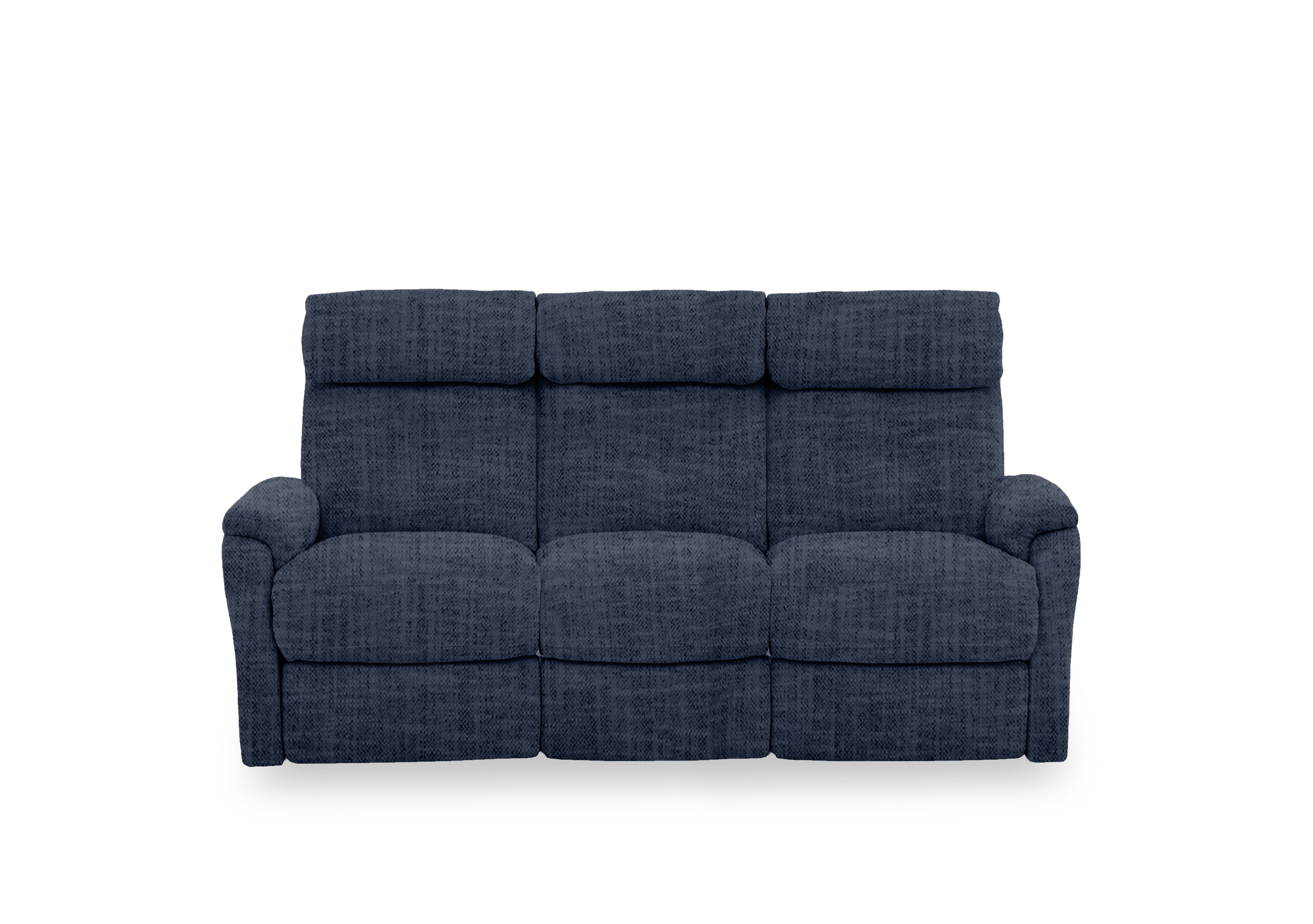Compact Collection Titch Fabric 3 Seater Sofa in Fab-Mga-R10 Dark Denim on Furniture Village