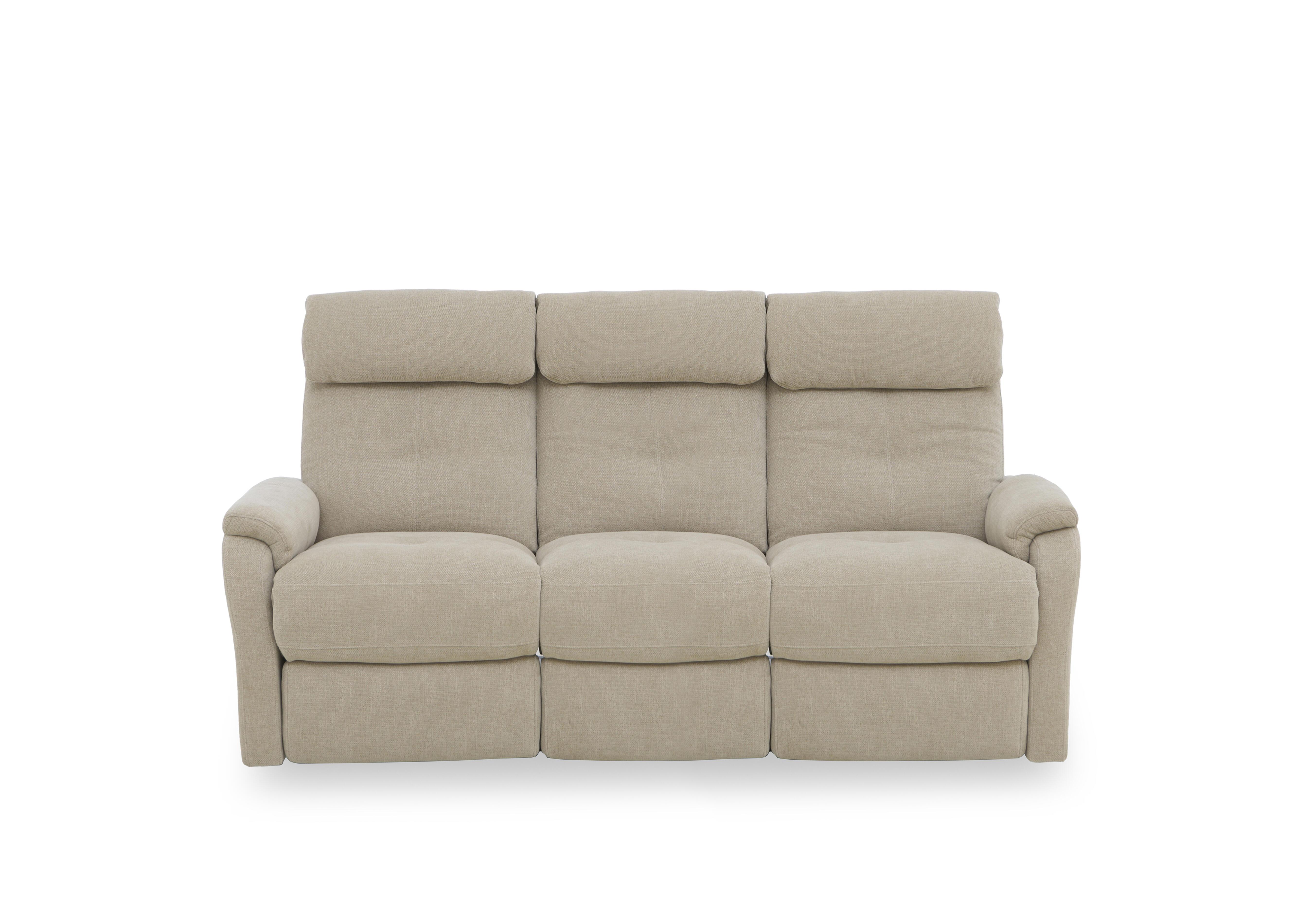 Compact Collection Titch Fabric 3 Seater Sofa in Fab-Ndo-R08 Pebble on Furniture Village