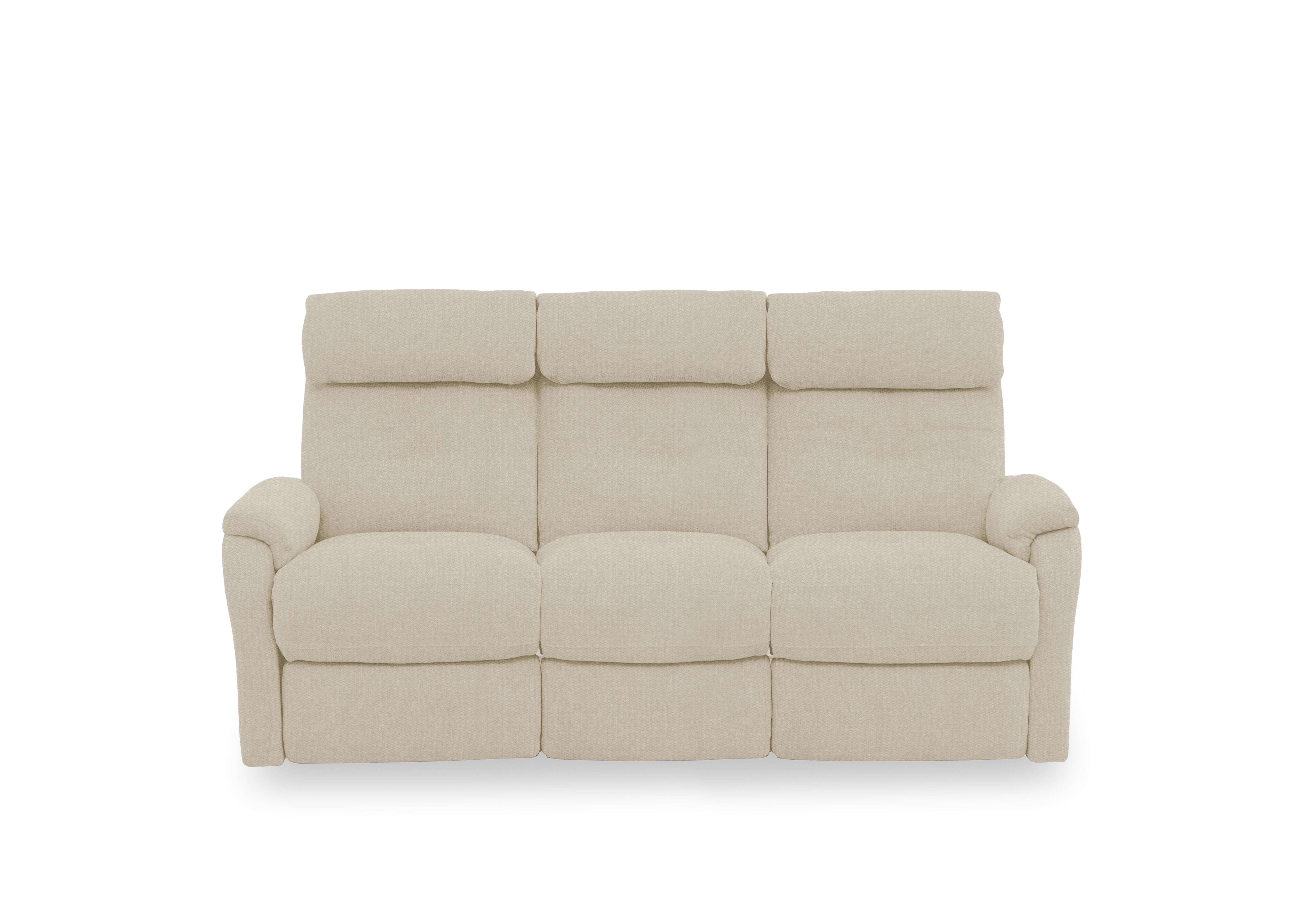 Compact Collection Titch Fabric 3 Seater Sofa in Fab-Ndo-R09 Beige on Furniture Village