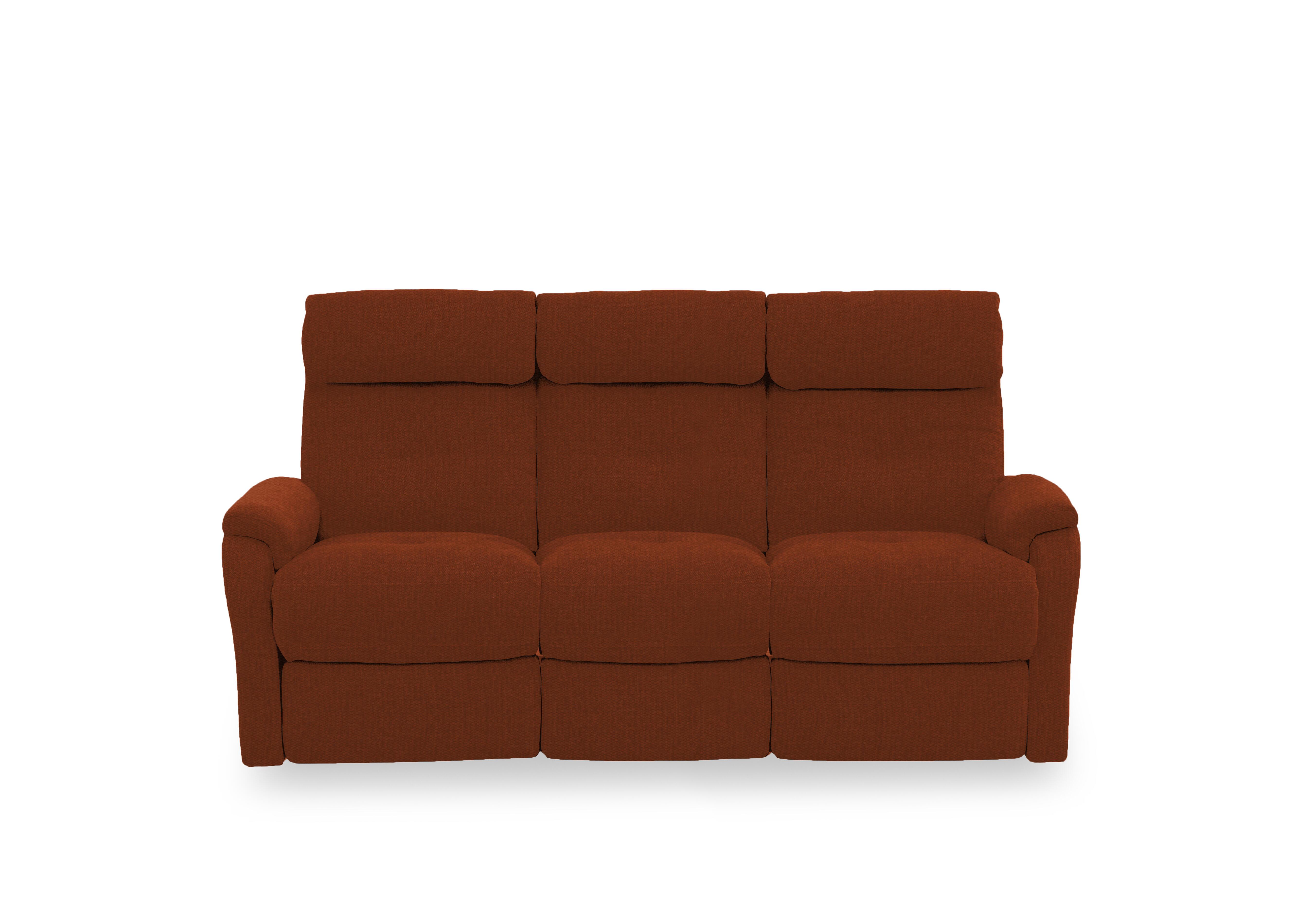 Compact Collection Titch Fabric 3 Seater Sofa in Fab-Ndo-R22 Caramel on Furniture Village