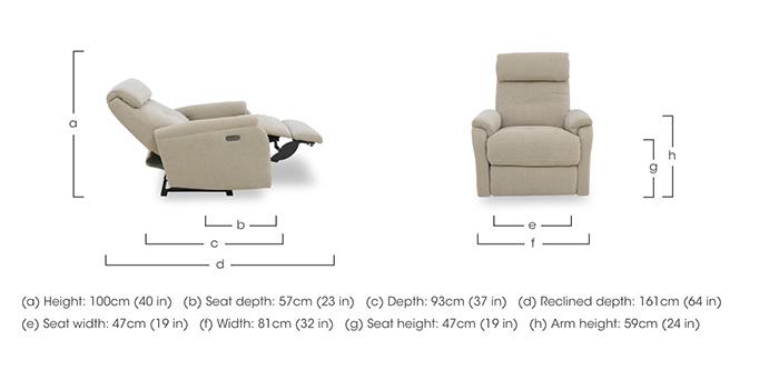 Compact Collection Titch Fabric Chair in  on Furniture Village