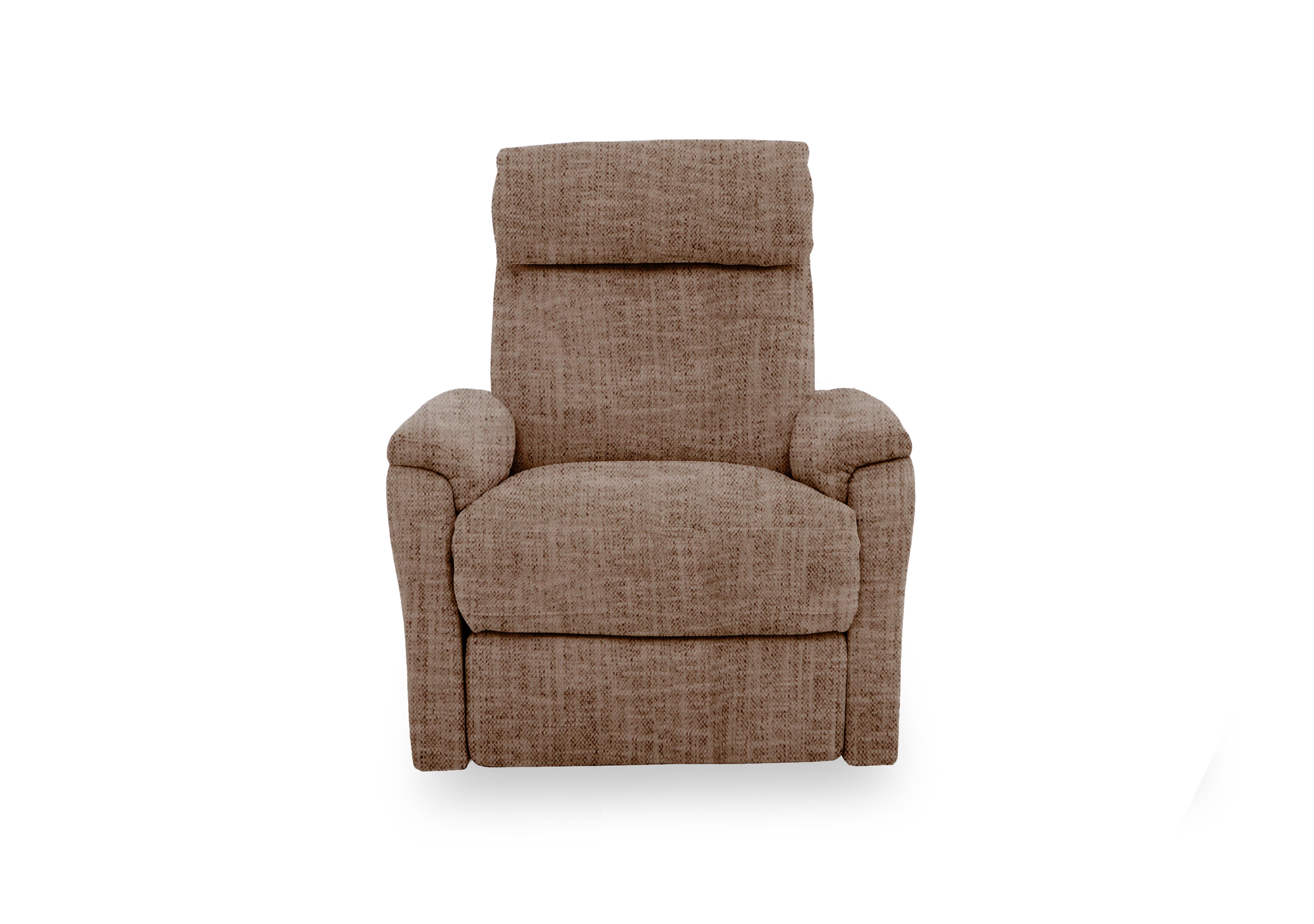 Compact Collection Titch Fabric Chair in Fab-Mga-R13 Light Brown on Furniture Village