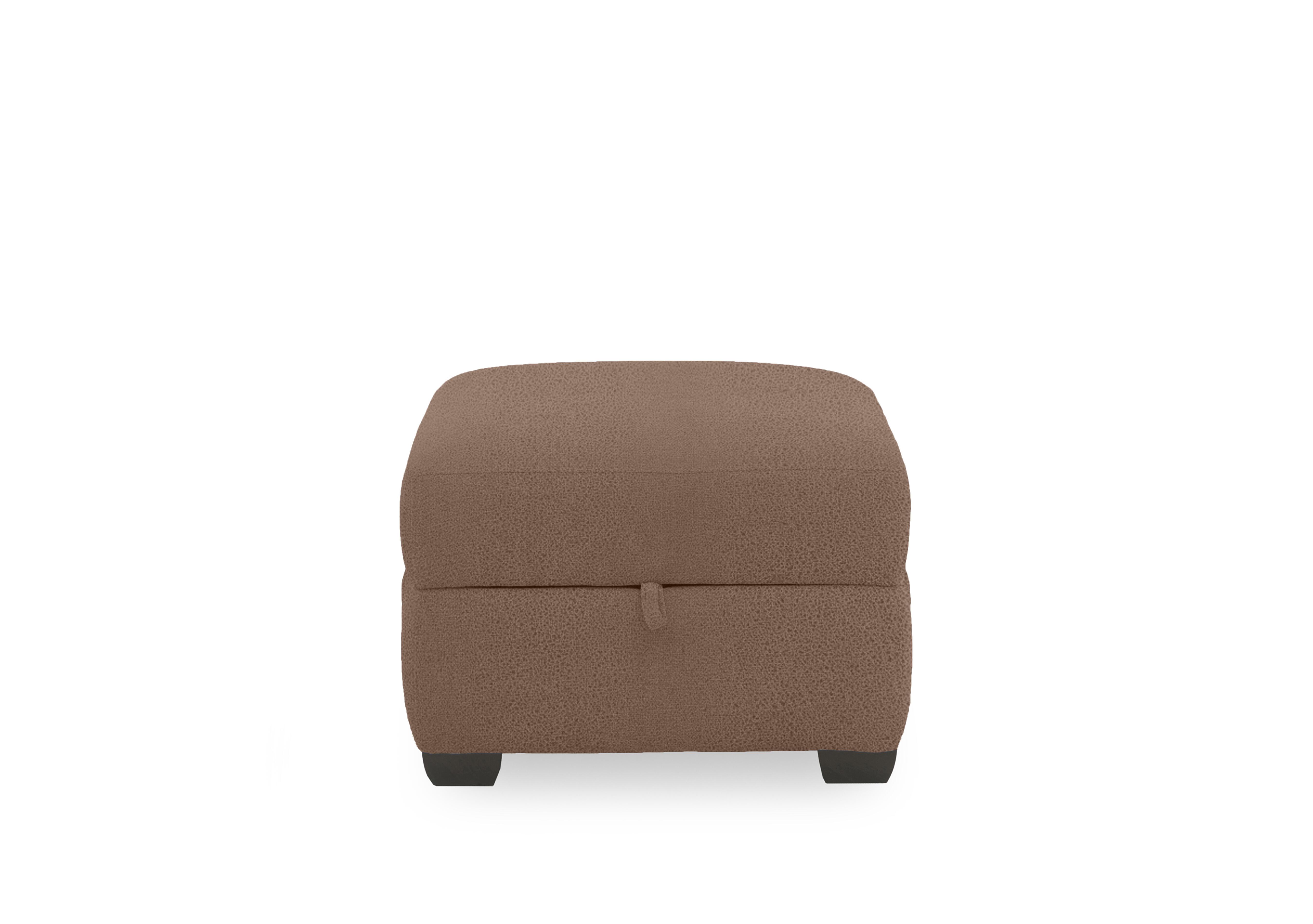 Compact Collection Titch Fabric Storage Footstool in Bfa-Blj-R05 Hazelnut on Furniture Village