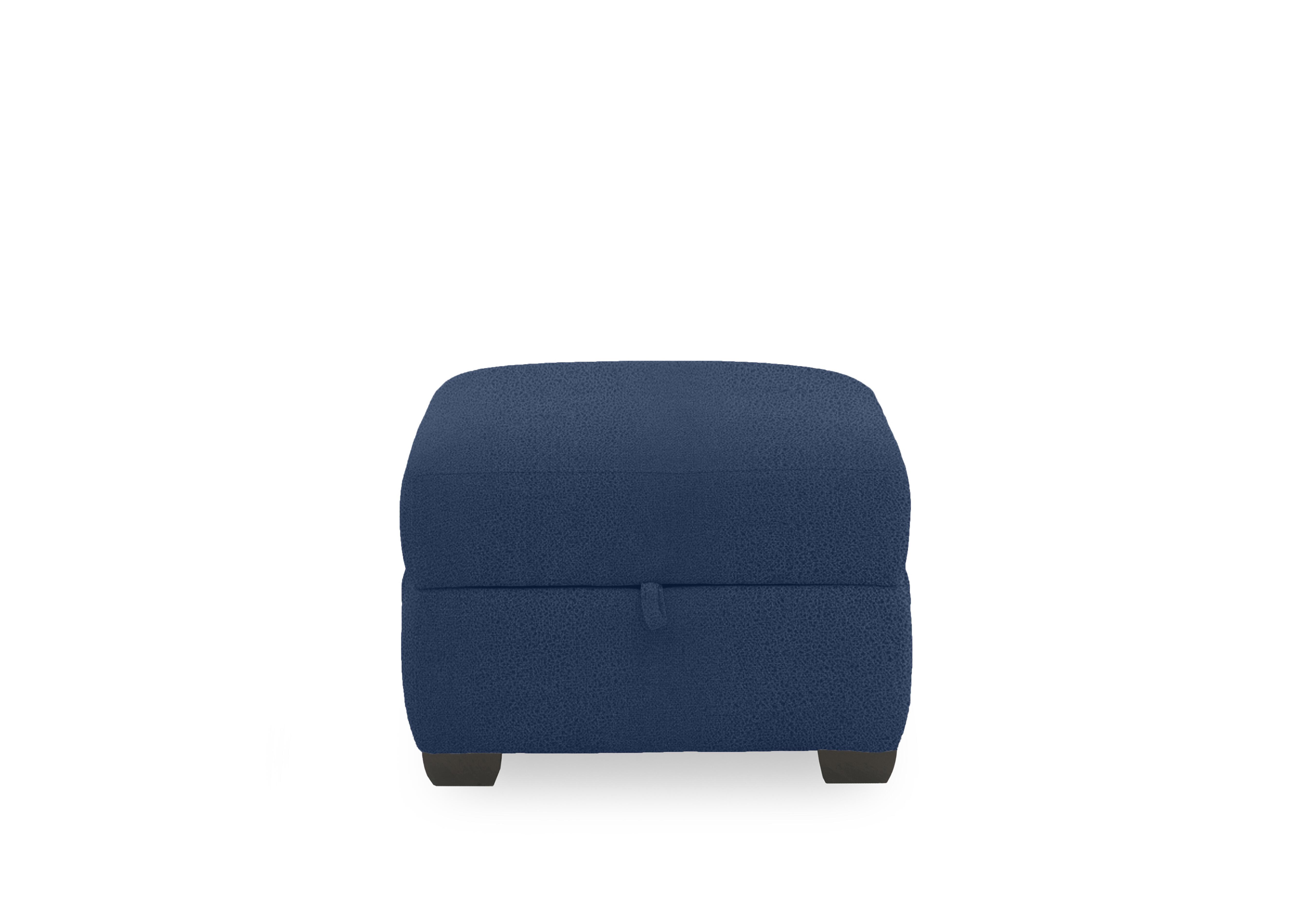 Compact Collection Titch Fabric Storage Footstool in Bfa-Blj-R10 Blue on Furniture Village