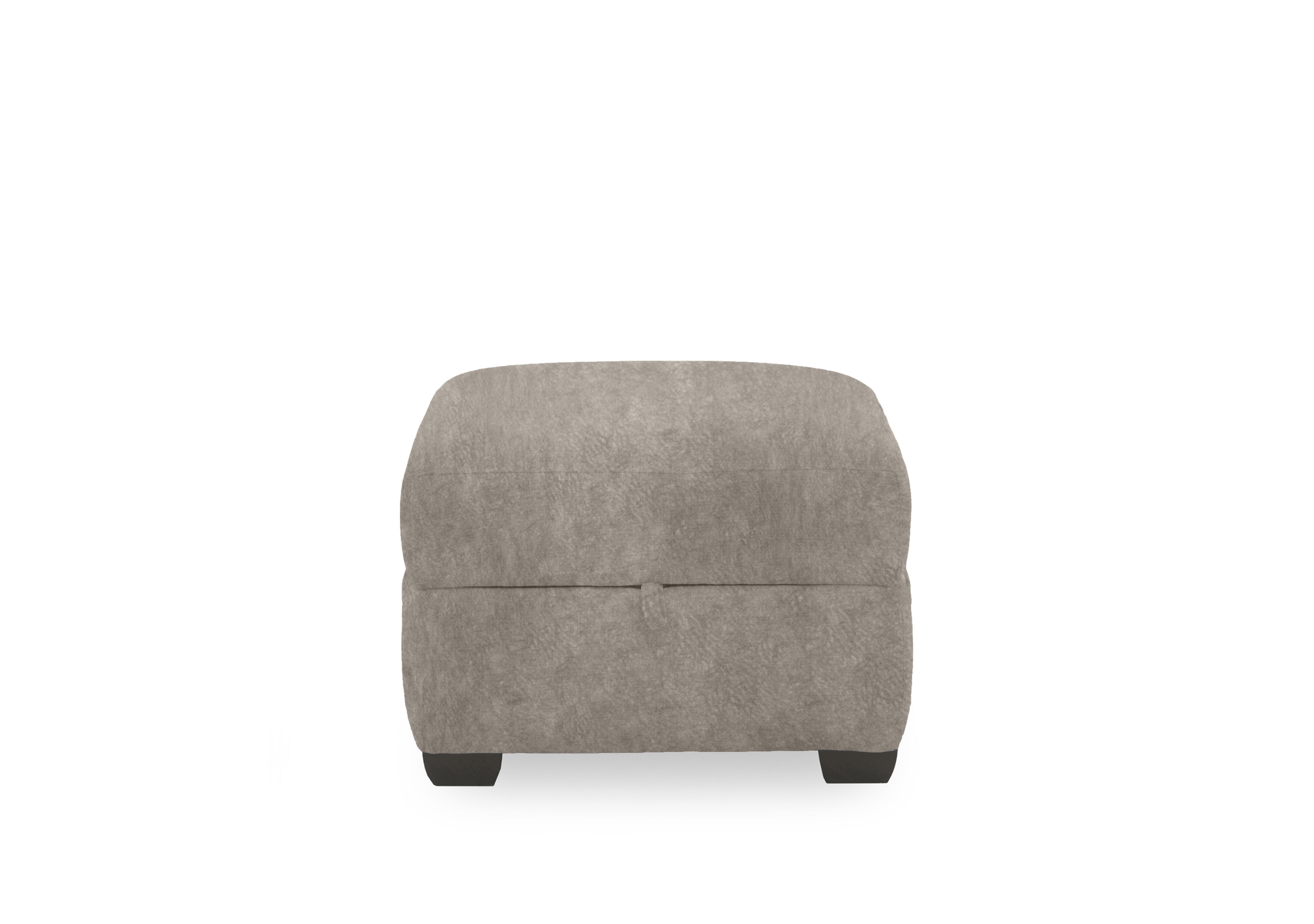 Compact Collection Titch Fabric Storage Footstool in Bfa-Bnn-R29 Mink on Furniture Village