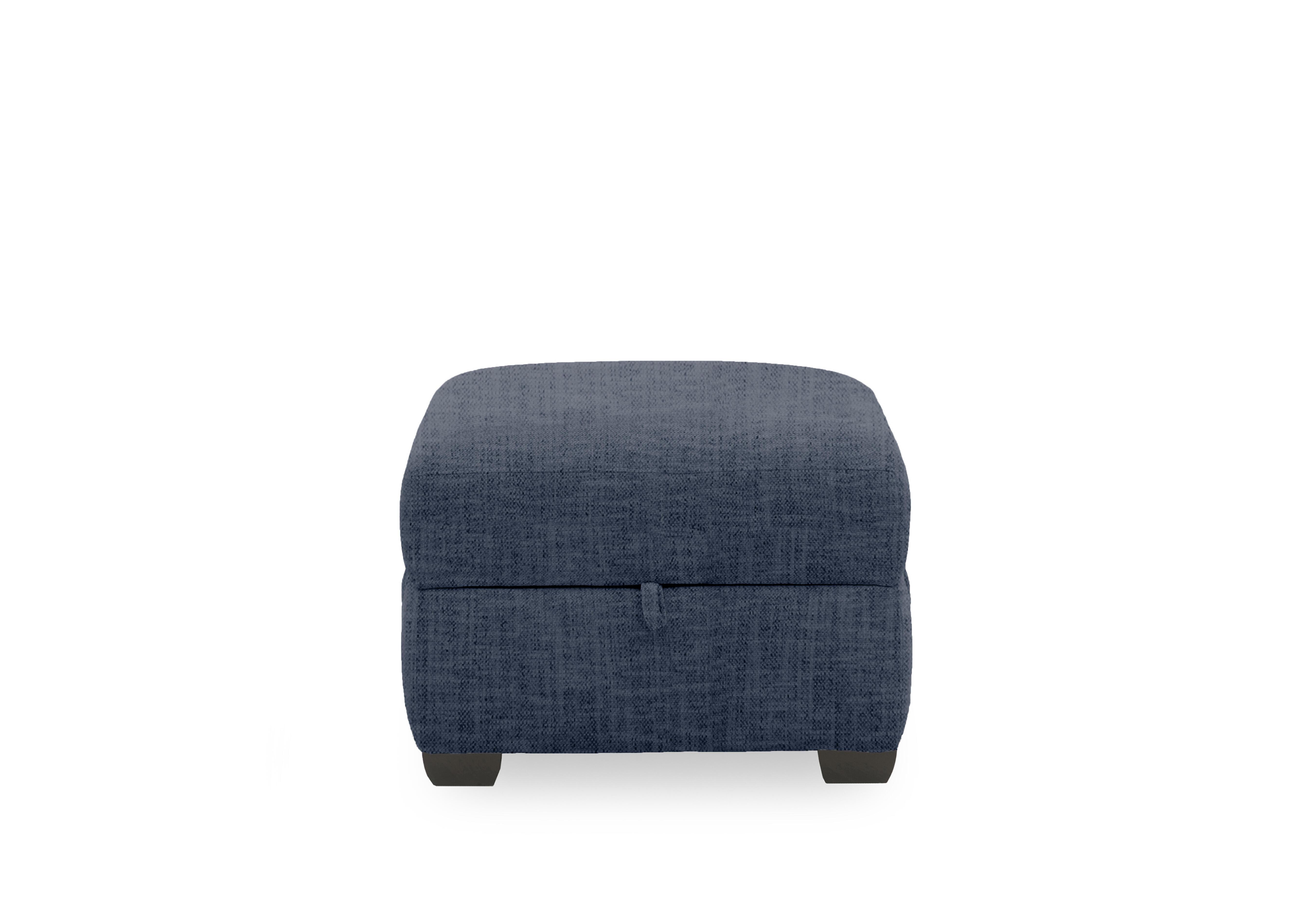 Compact Collection Titch Fabric Storage Footstool in Fab-Mga-R10 Dark Denim on Furniture Village