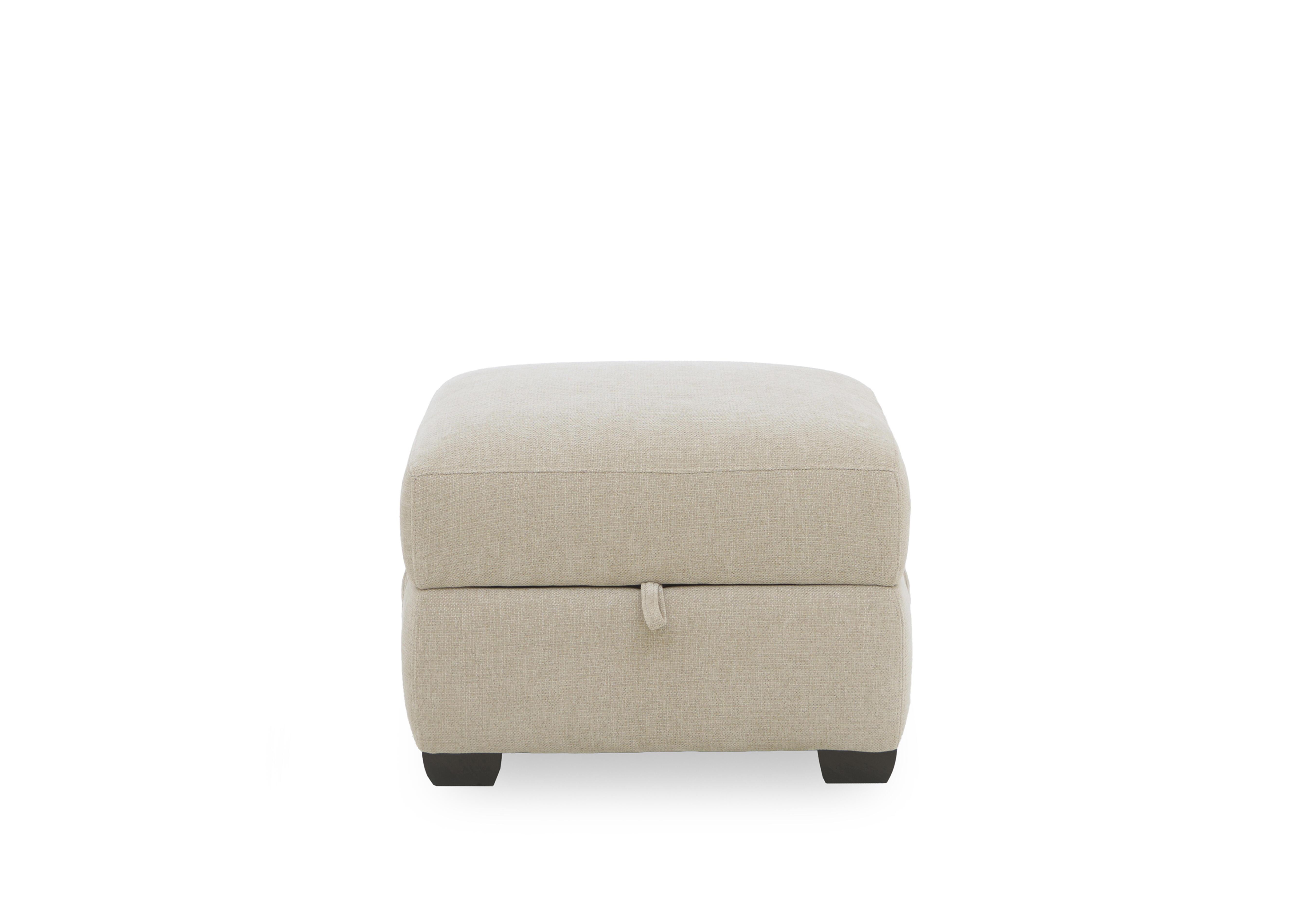 Compact Collection Titch Fabric Storage Footstool in Fab-Ndo-R08 Pebble on Furniture Village