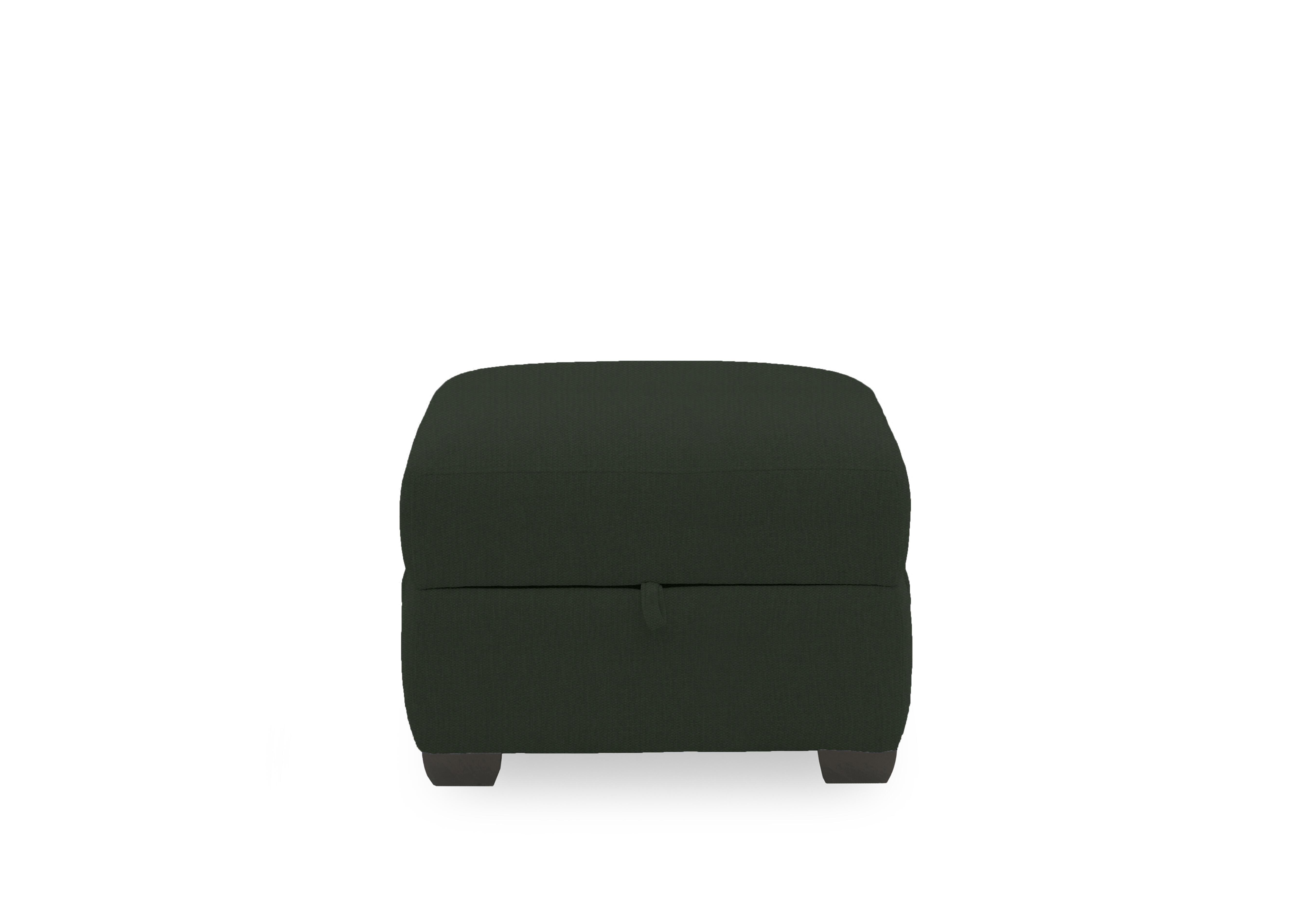 Compact Collection Titch Fabric Storage Footstool in Fab-Ndo-R21 Green on Furniture Village