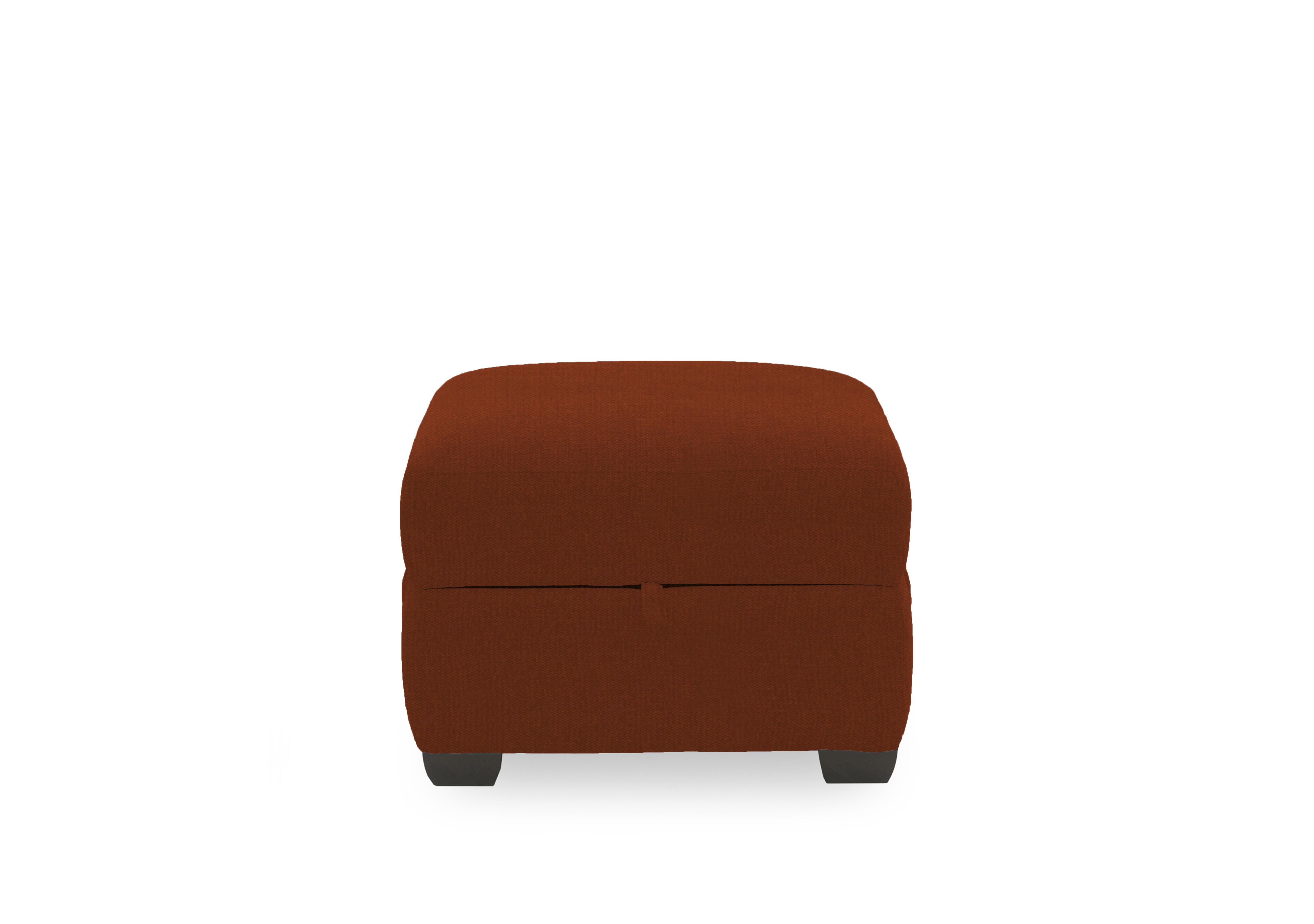 Compact Collection Titch Fabric Storage Footstool in Fab-Ndo-R22 Caramel on Furniture Village
